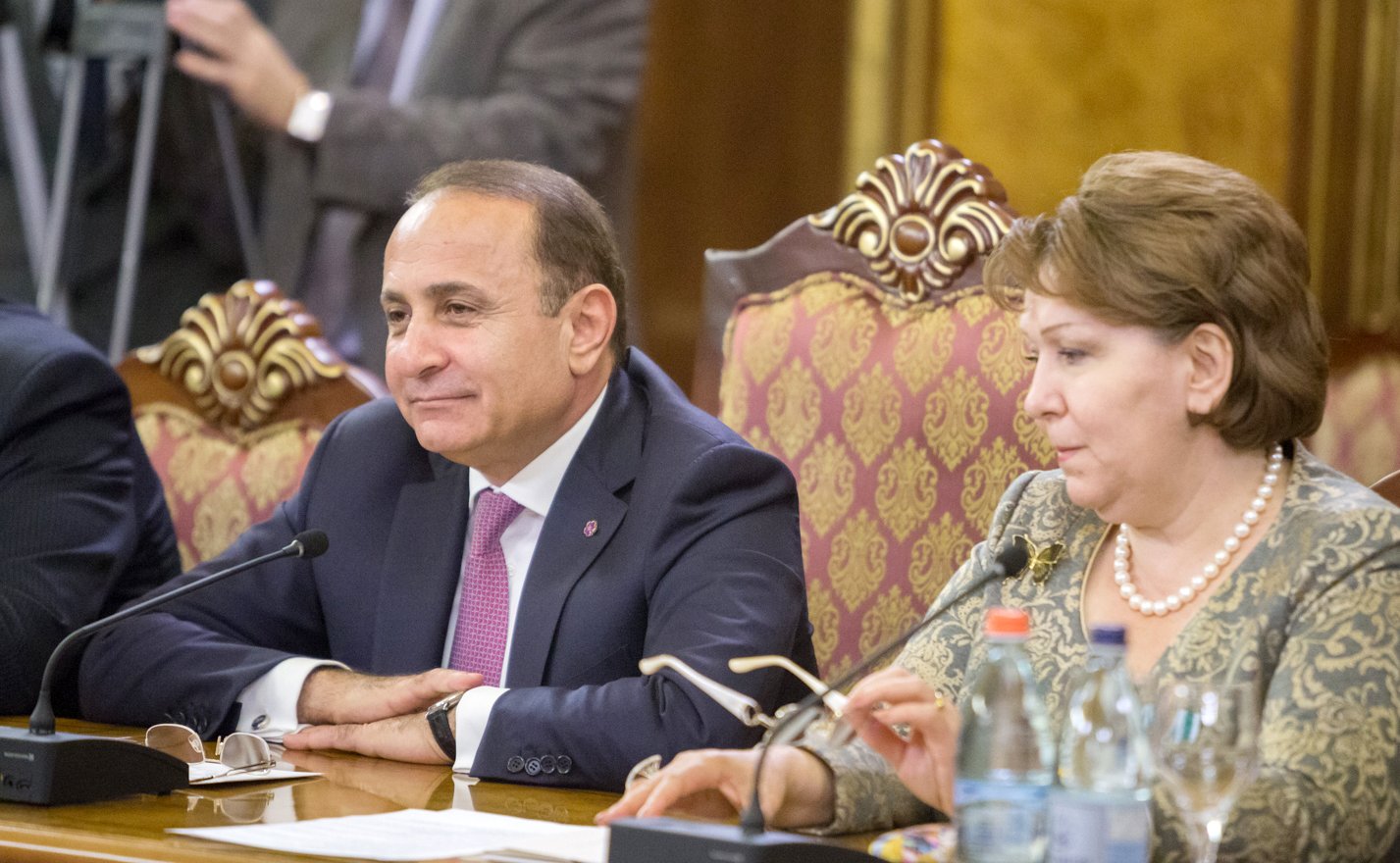 Председатель СФ В. Матвиенко встретилась с Премьер-министром Армении О. Абраамяном