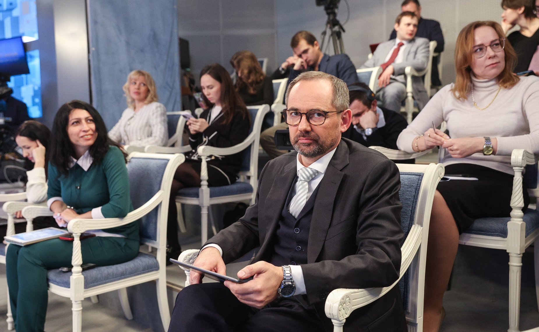 Пресс-конференция Председателя Совета Федерации Валентины Матвиенко по итогам осенней сессии 2023 года