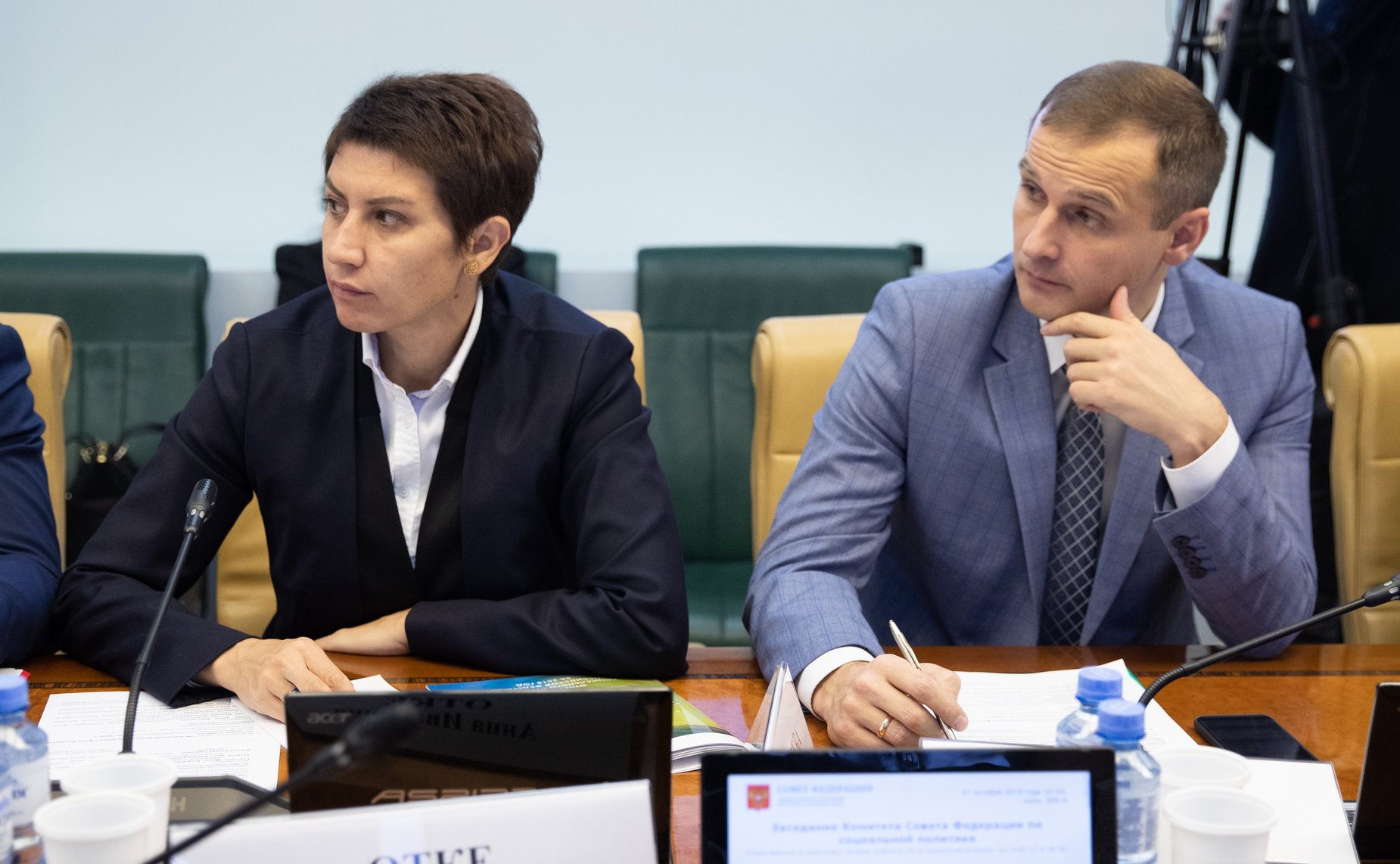 Татьяна Лебедева и Сергей Леонов