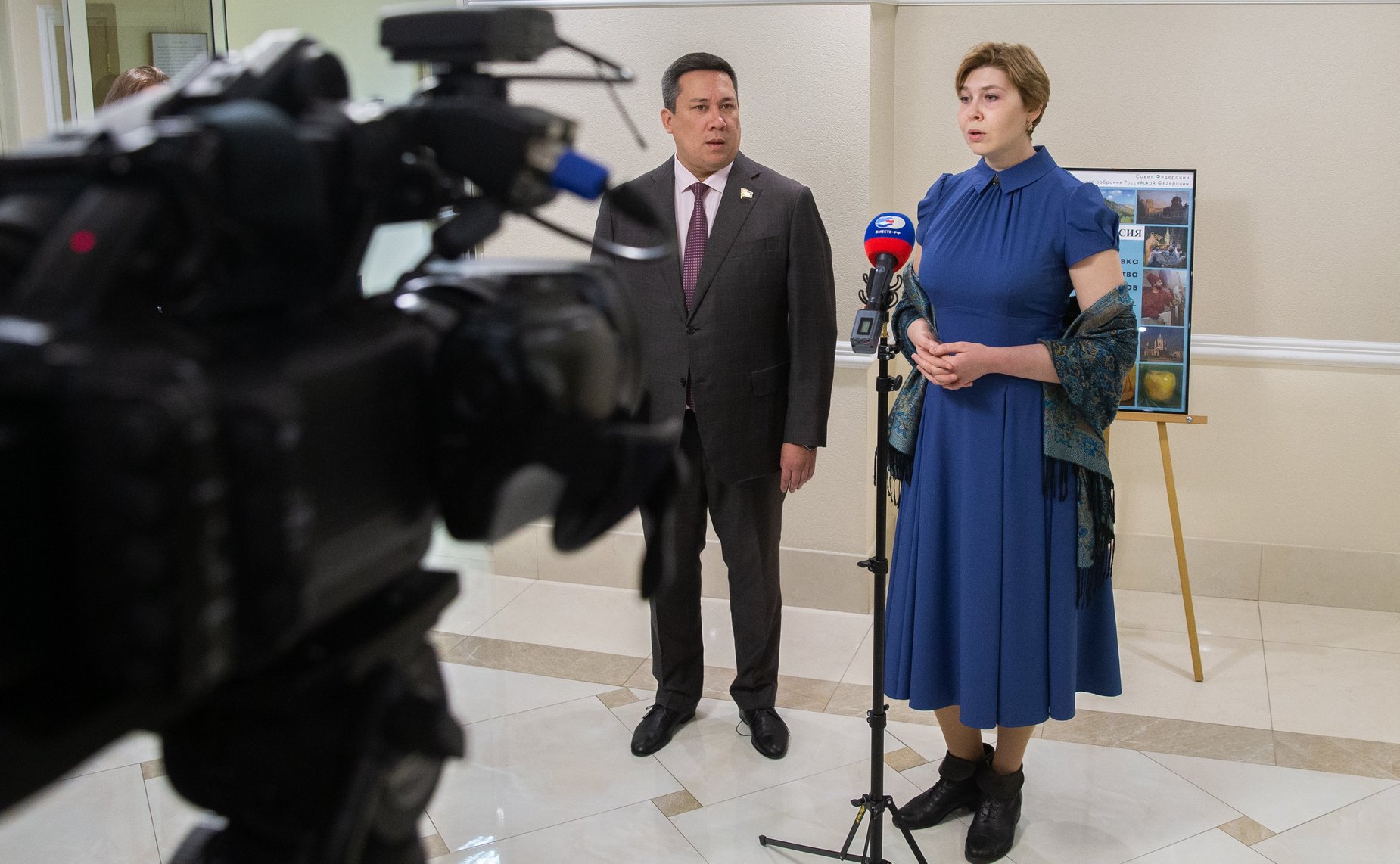 В Совете Федерации открылась выставка «Образ твой, Россия»