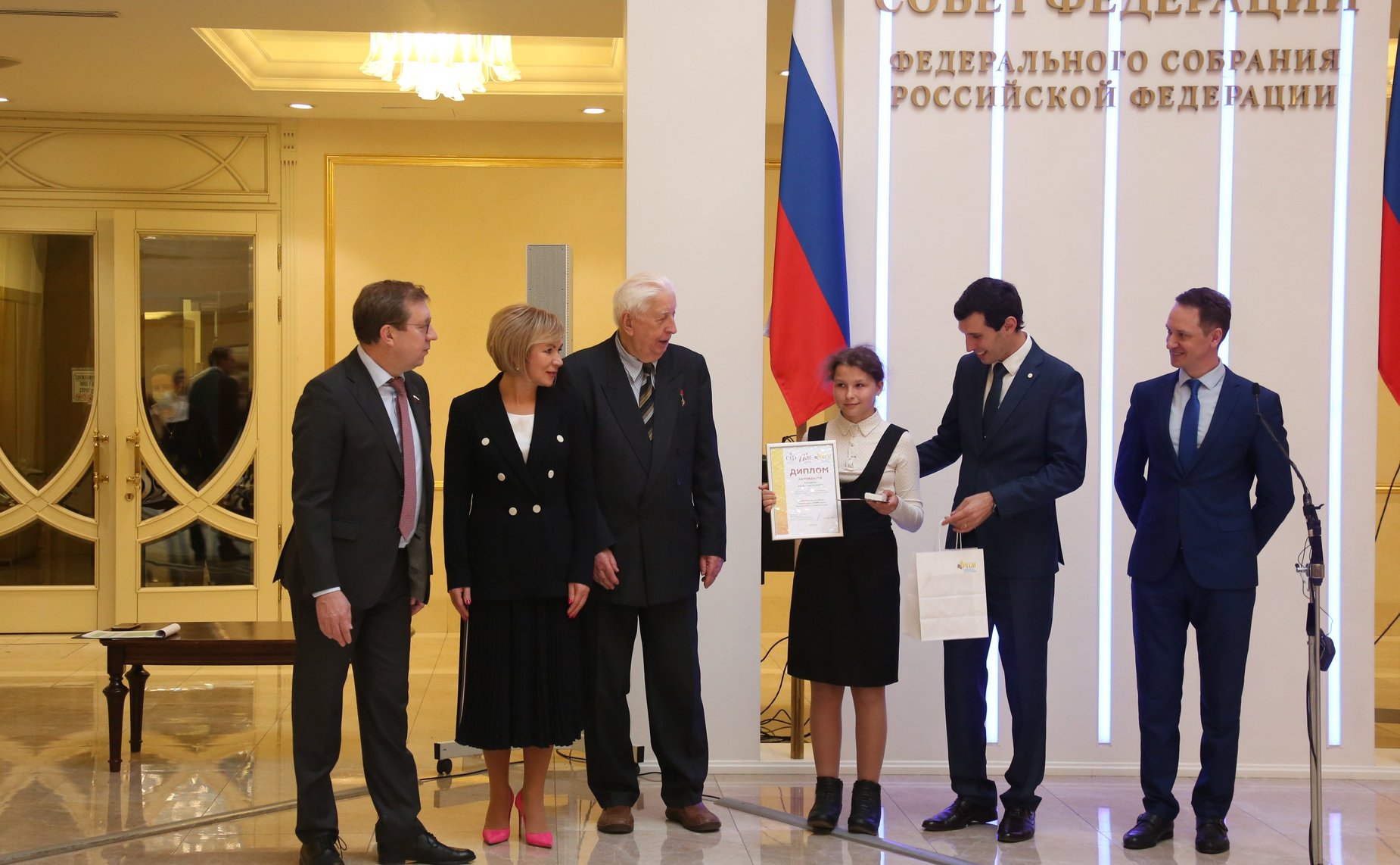 Церемония награждения победителей Всероссийской сетевой акции «Подвиг села»