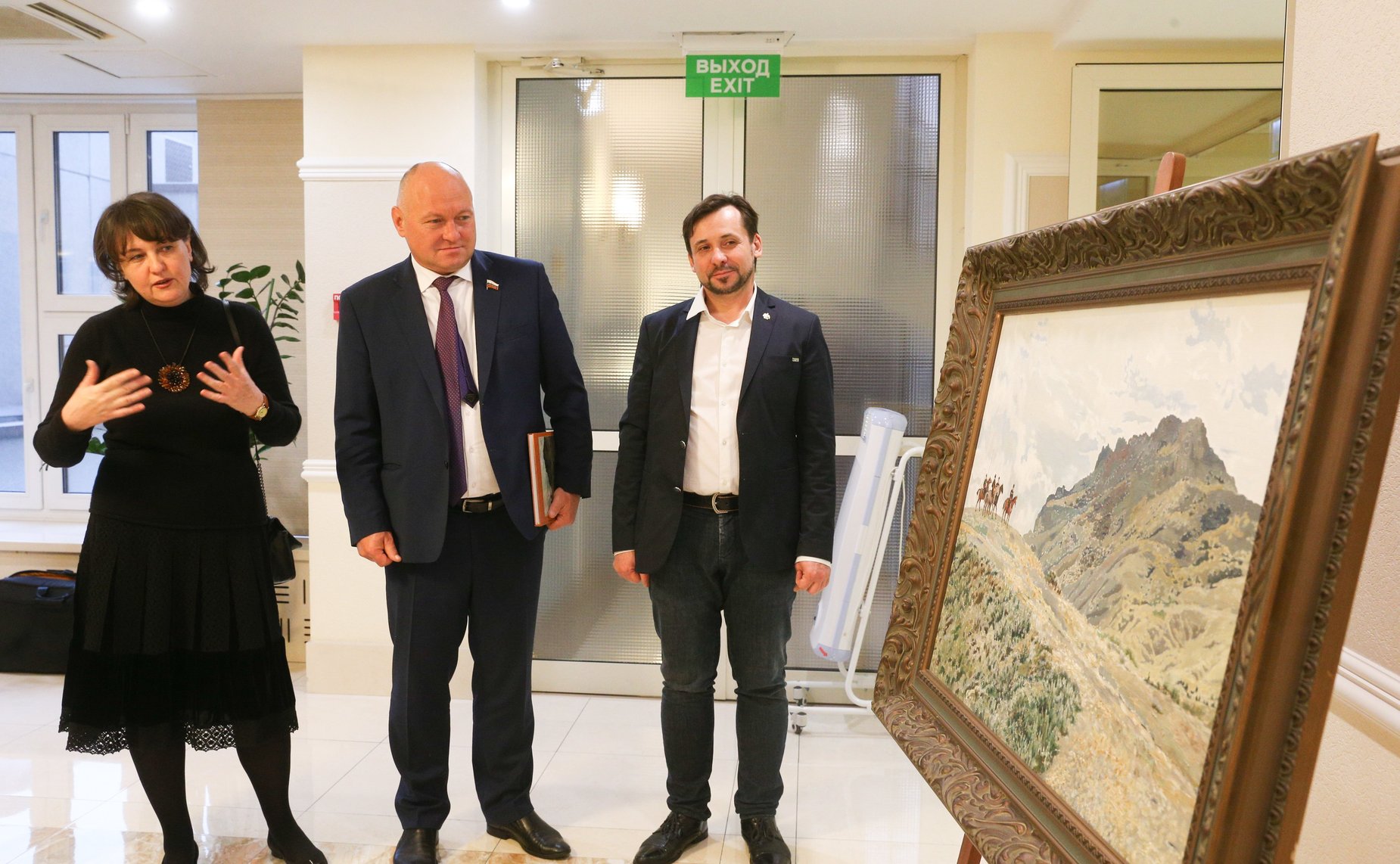 Открытие в Совете Федерации художественной выставки «Кубань на южных рубежах России»