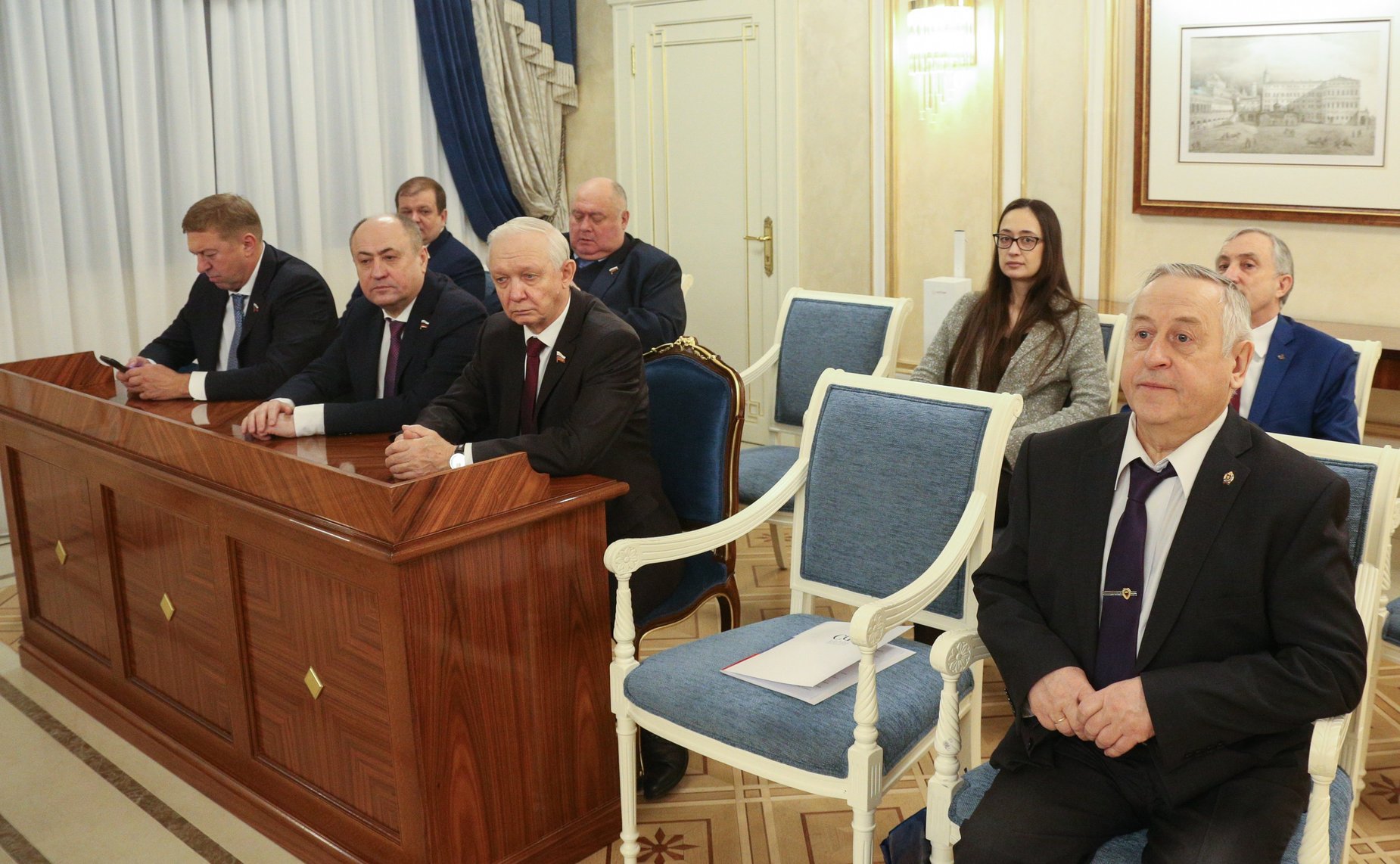 Совещание Комитета СФ по обороне и безопасности совместно с Клубом военачальников РФ, посвященное Дню Защитника Отечества