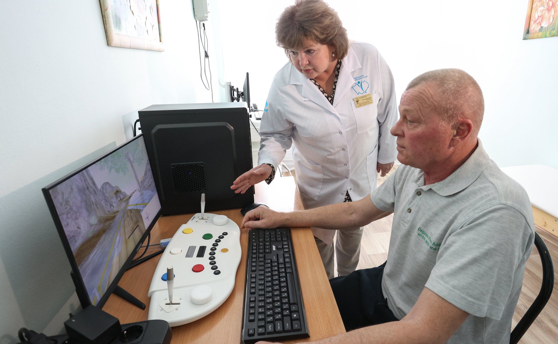 Рабочий визит заместителя Председателя Совета Федерации Инны Святенко в Алтайский край. Клинический лечебно-реабилитационный центр «Территория здоровья»