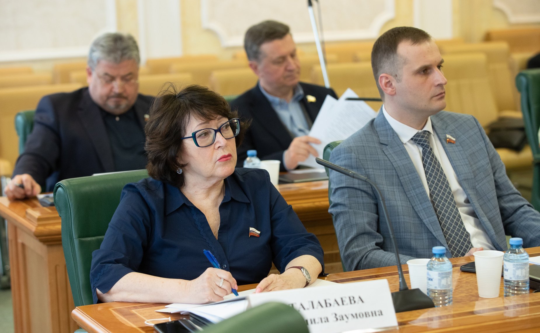 Встреча сенаторов РФ с Министром сельского хозяйства РФ Дмитрием Патрушевым в рамках подготовки «правительственного часа» на 502-м заседании Совета Федерации