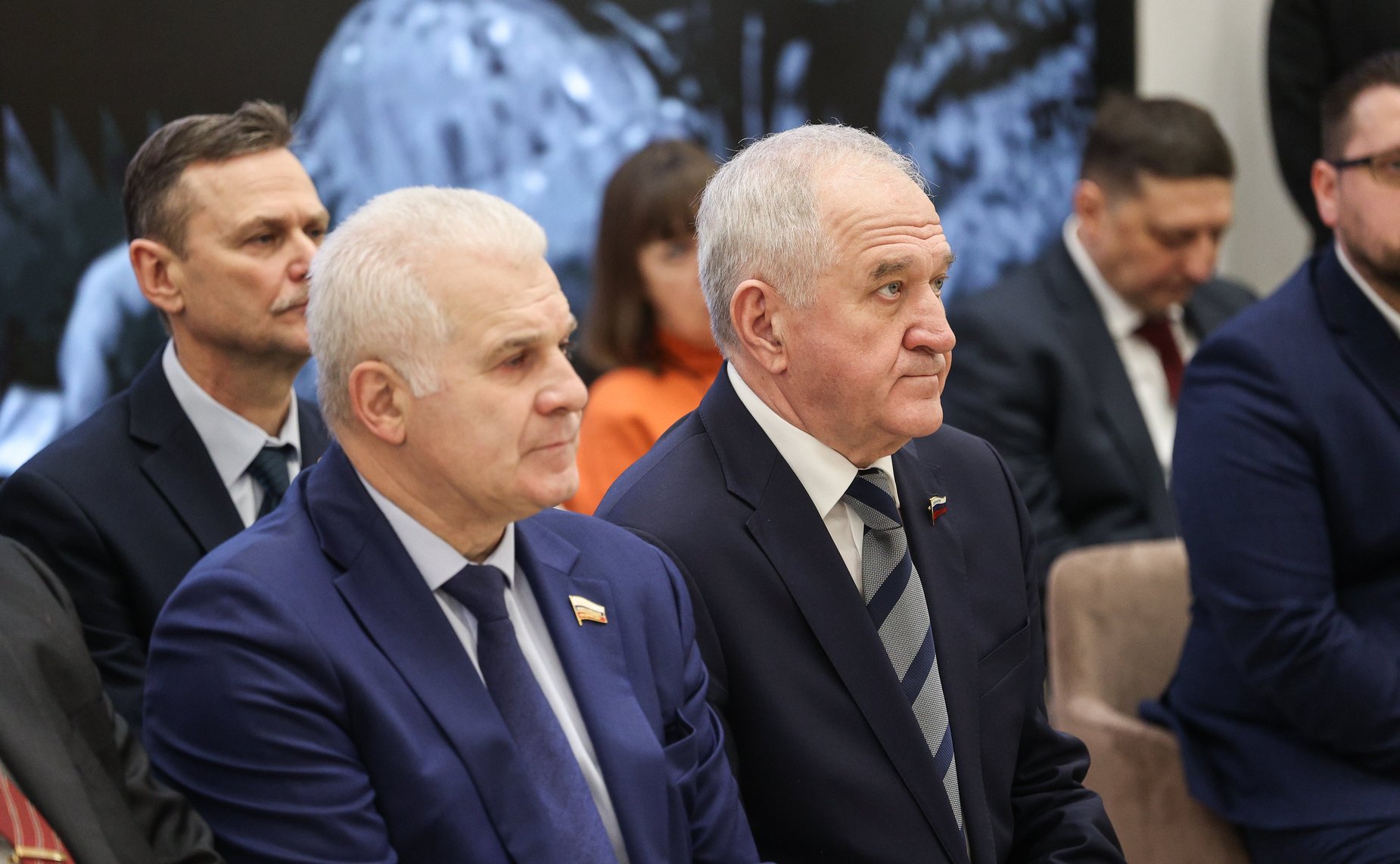 Торжественная встреча сенаторов РФ с воинами-интернационалистами, посвященная 35-й годовщине вывода советских войск с территории Республики Афганистан