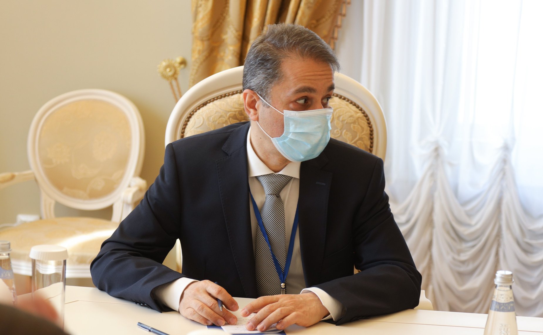 Встреча Председателя Совета МПА СНГ, Председателя СФ Валентины Матвиенко с Председателем Национального Собрания Республики Армения Араратом Самвеловичем Мирзояном