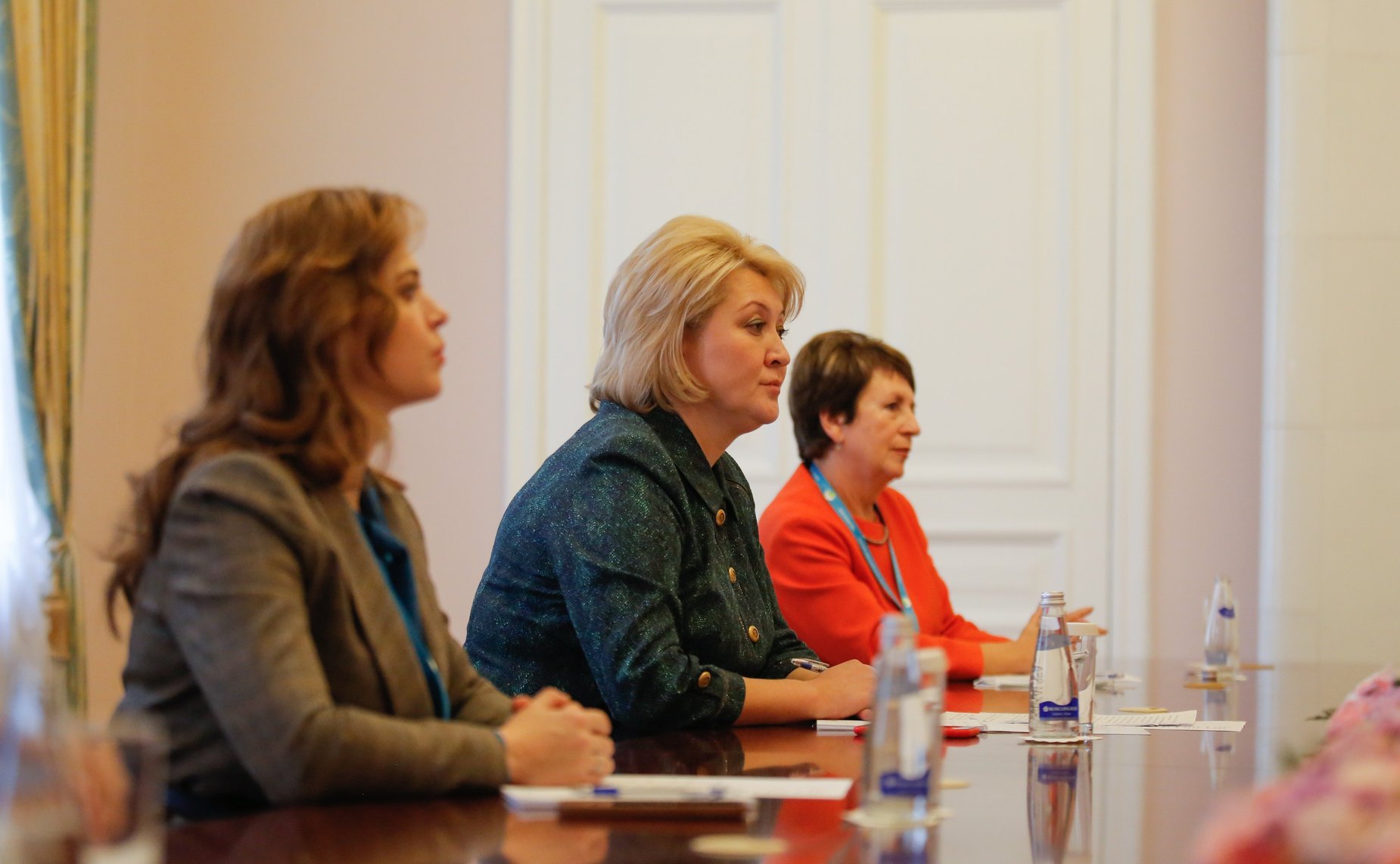 Встреча председателя Комитета СФ по науке, образованию и культуре Лилии Гумеровой с председателем Комитета по делам семьи и женщин Собрания Исламского Совета Исламской Республики Иран Фатимой Гасемпур