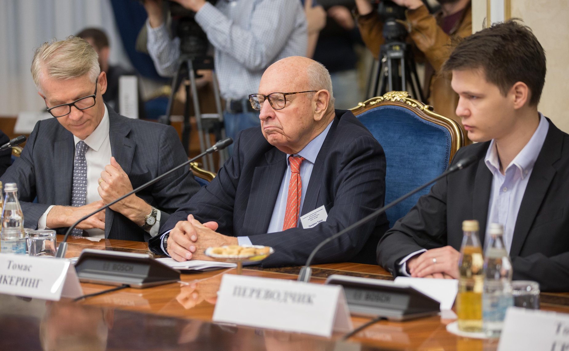 Встреча членов Комитета СФ по международным делам с американскими экспертами по контролю над вооружениями