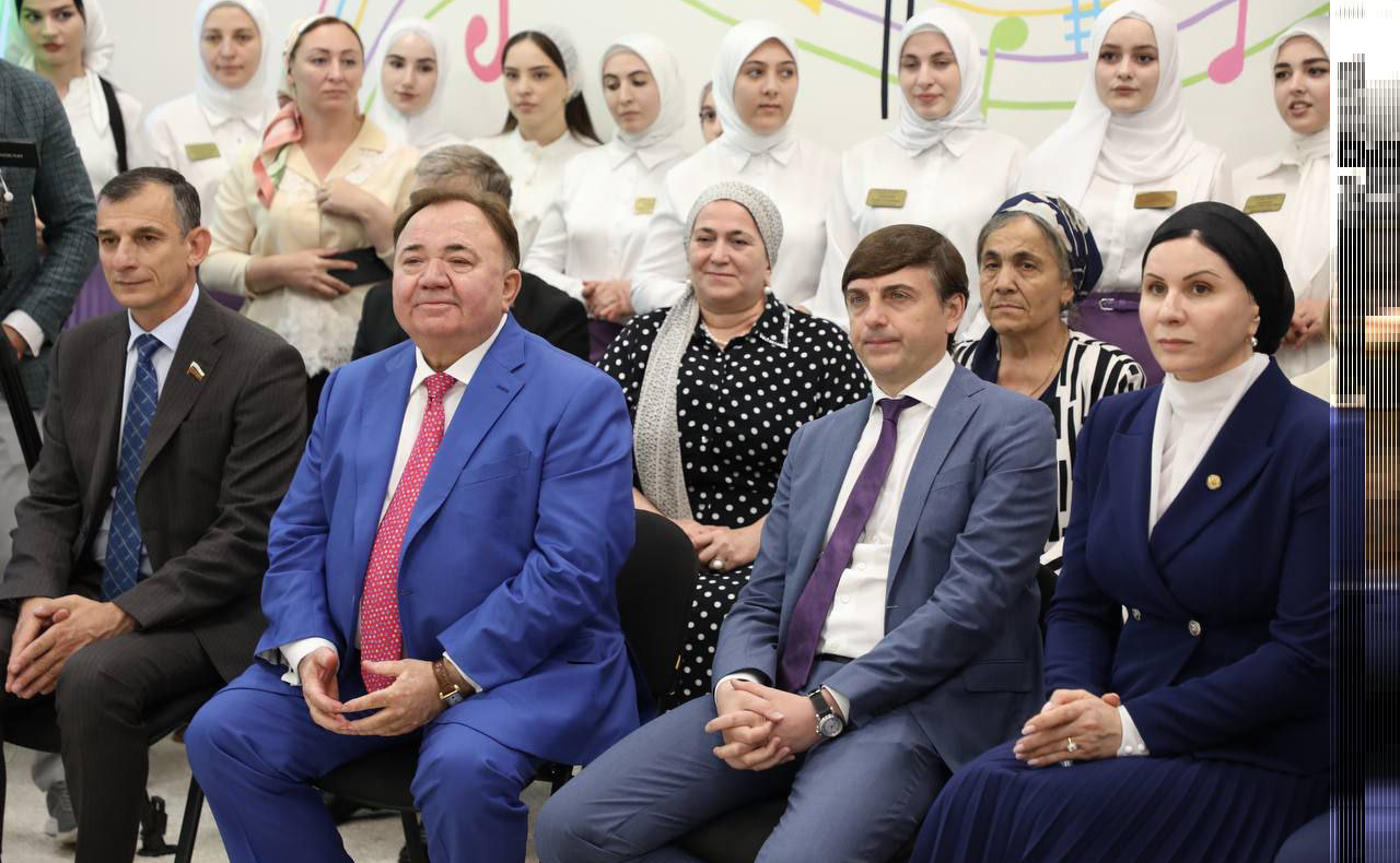 Мухарбек Барахоев принял участие в открытии нового детского сада в Назрани