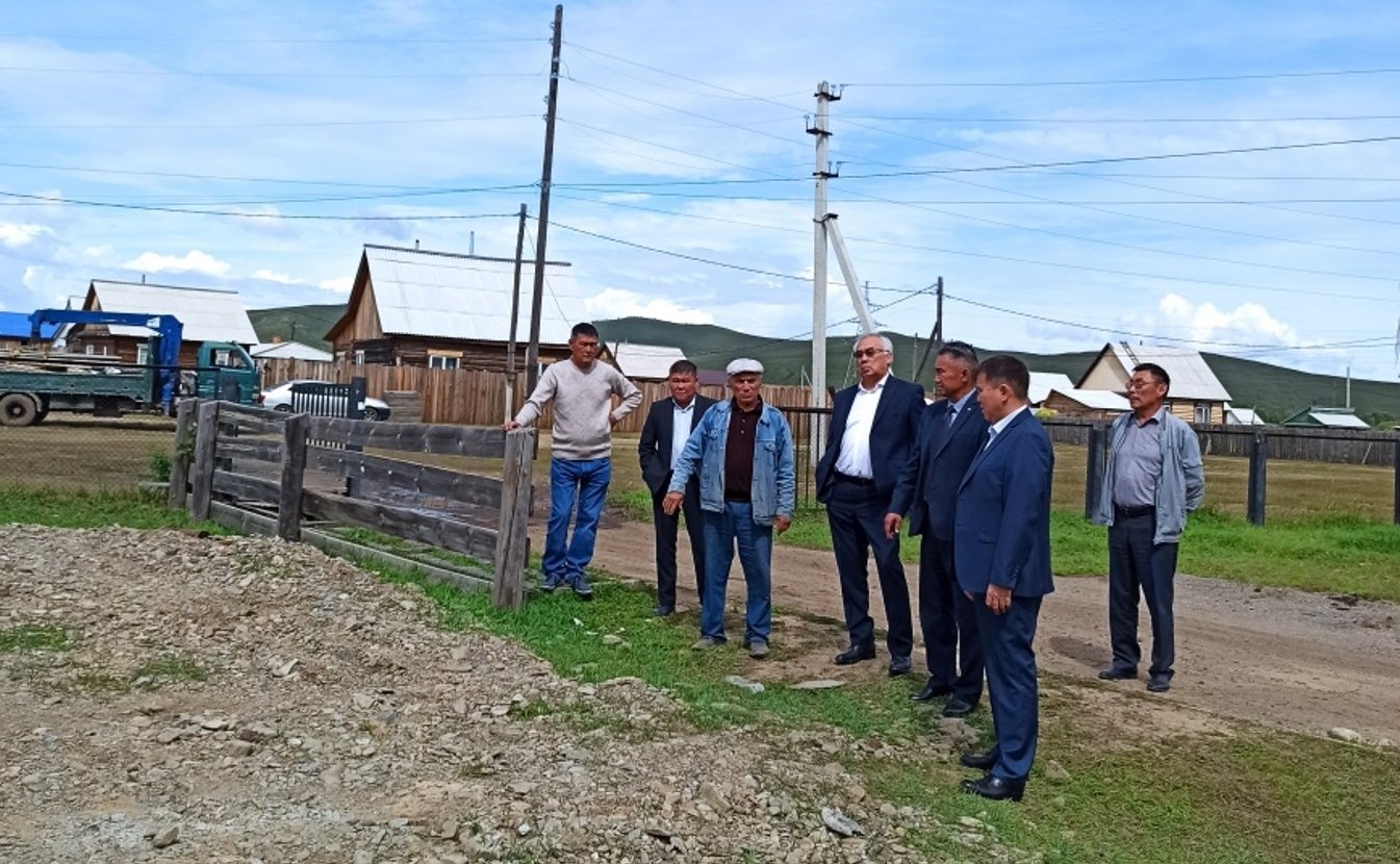 Баир Жамсуев посетил Дульдургинский район