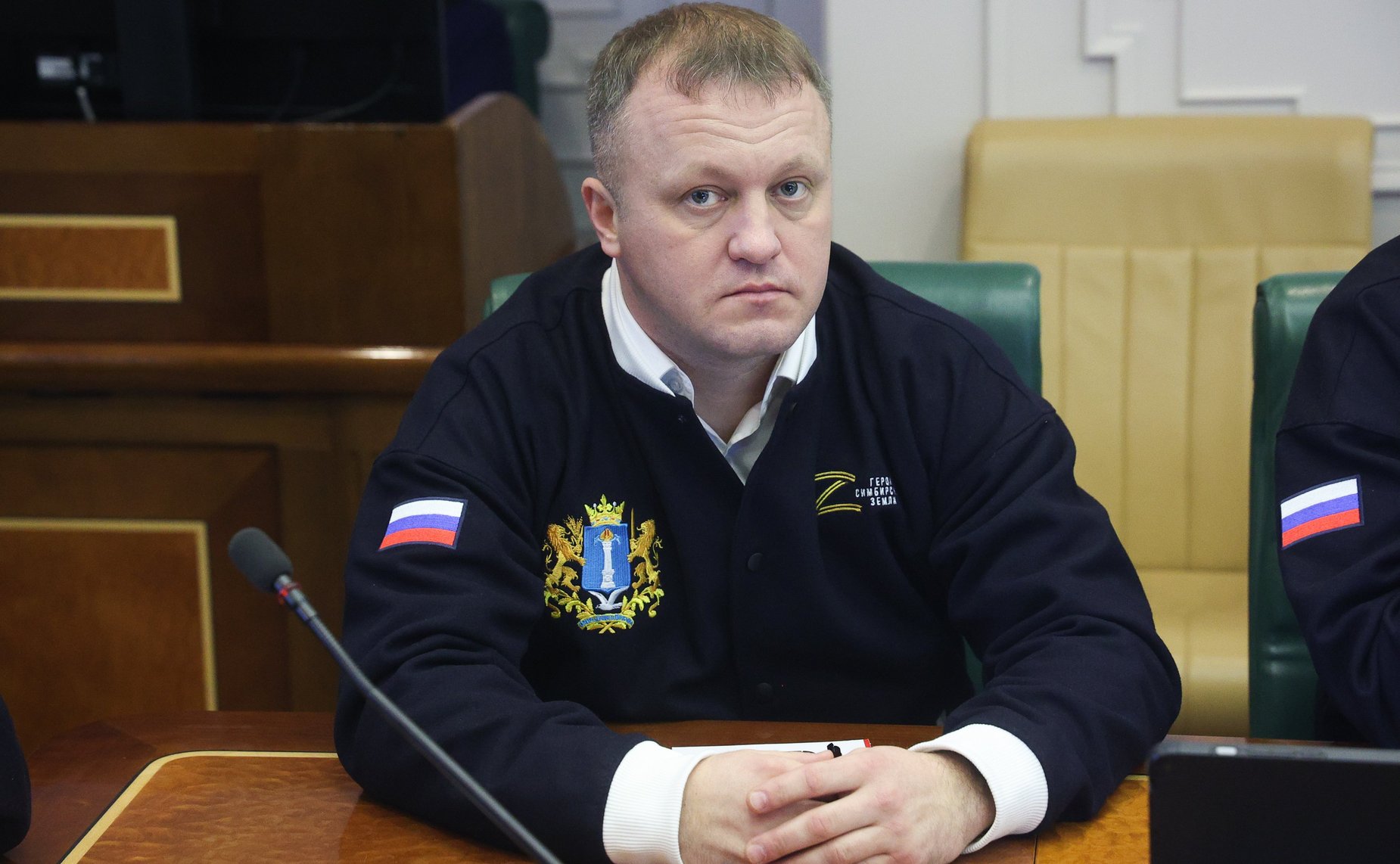 Встреча сенаторов Сергея Рябухина и Алексея Кондратьева с участниками программы «Герои Симбирской земли»