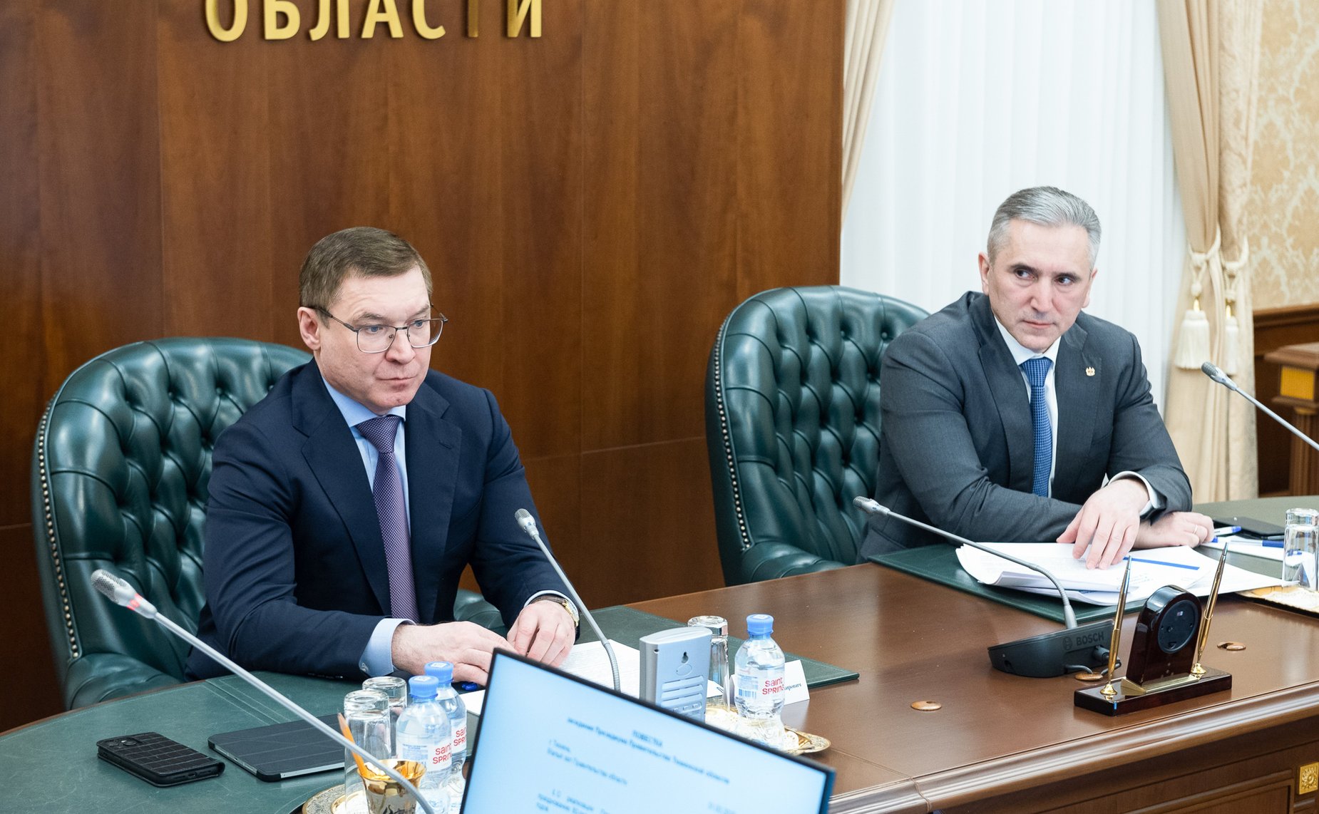 Первый заместитель Председателя Совета Федерации Владимир Якушев принял участие в заседании президиума Правительства Тюменской области