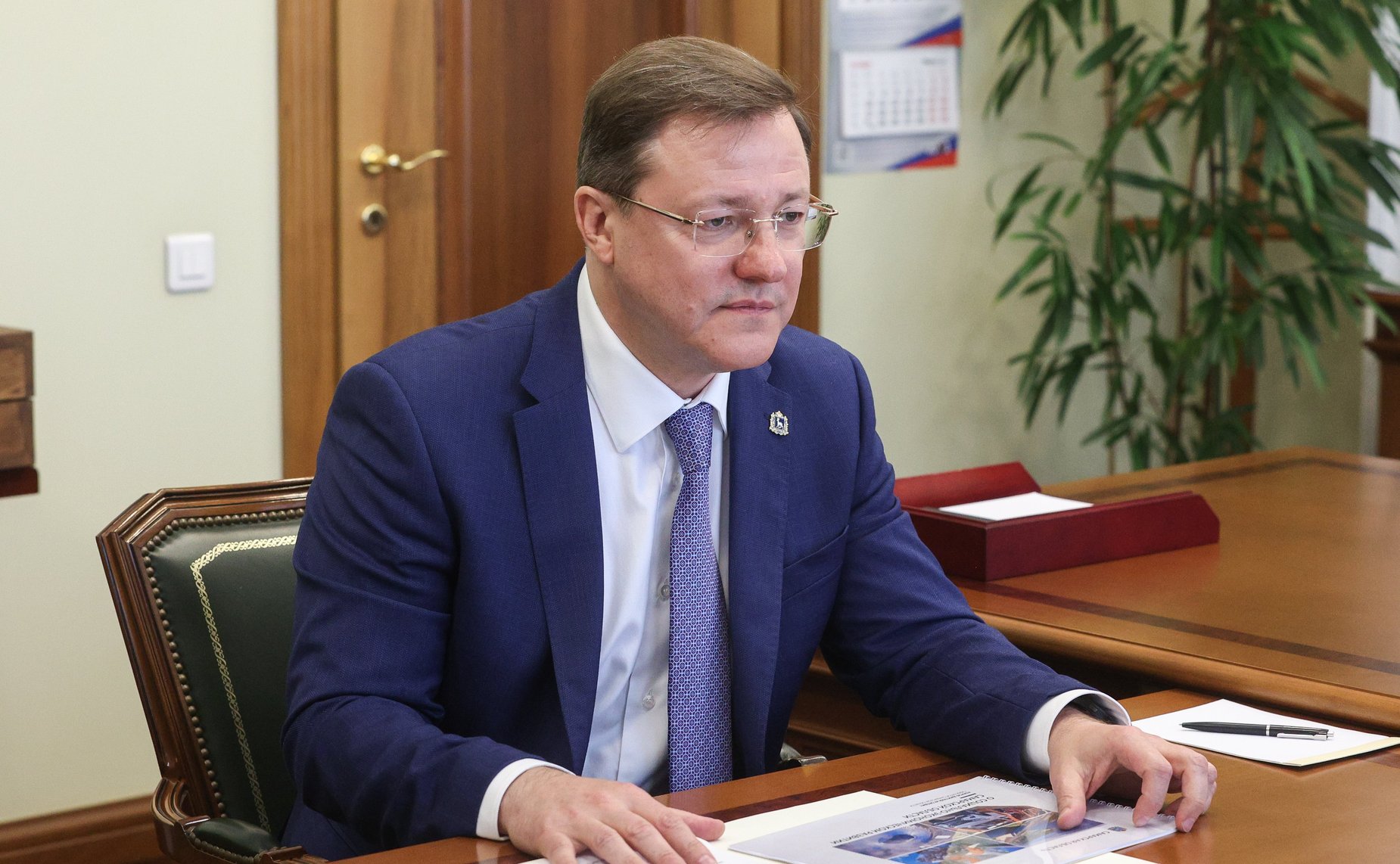 Встреча Председателя СФ Валентины Матвиенко с Губернатором Самарской области Дмитрием Азаровым