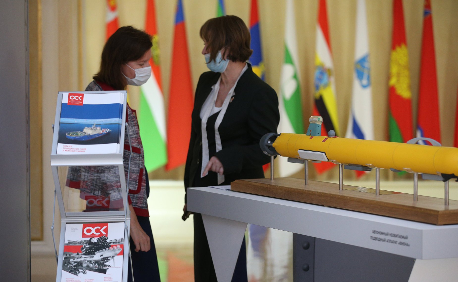 Выставка в Совете Федерации экспонатов Объединенной судостроительной корпорации