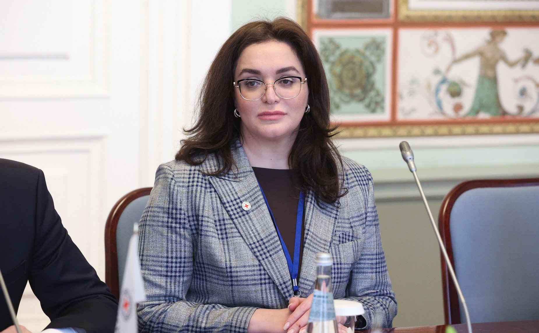 Константин Косачев провел беседу с главой региональной делегации Международного Комитета Красного Креста (МККК) в России и Беларуси Борисом Мишелем