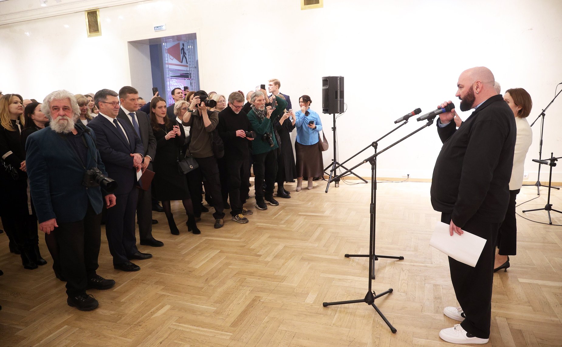 Николай Журавлёв принял участие в церемонии открытия выставки «Группа «Альфа». Первые полвека» в Музее современной истории России