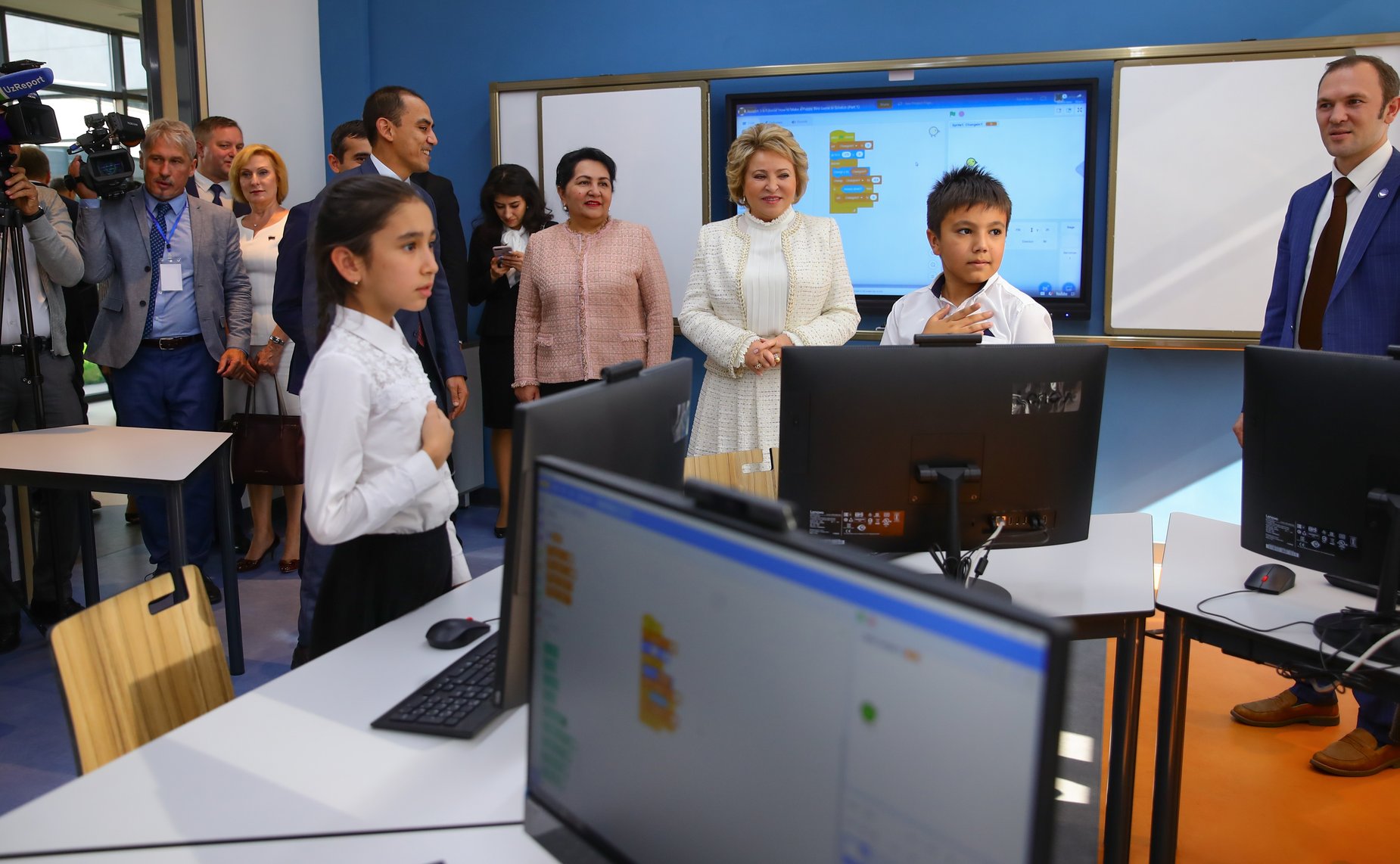 Посещение образовательного учреждения Республики Узбекистан