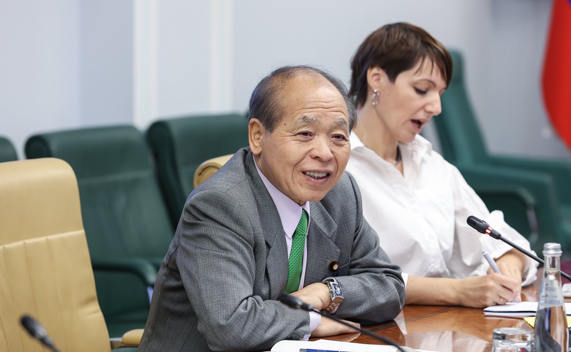 Встреча председателя Комитета СФ по международным делам Григория Карасина с депутатом Палаты советников Парламента Японии Мунэо Судзуки