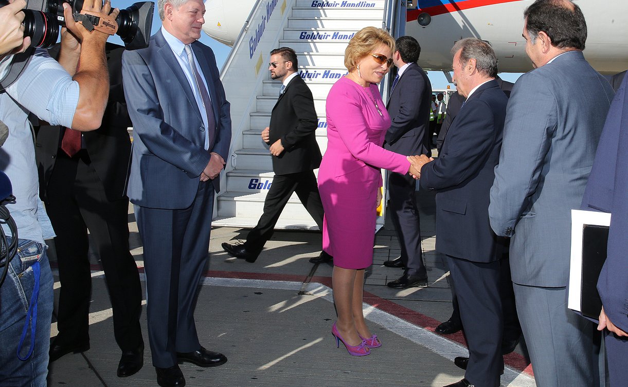 16-09 Греция Матвиенко прилет
