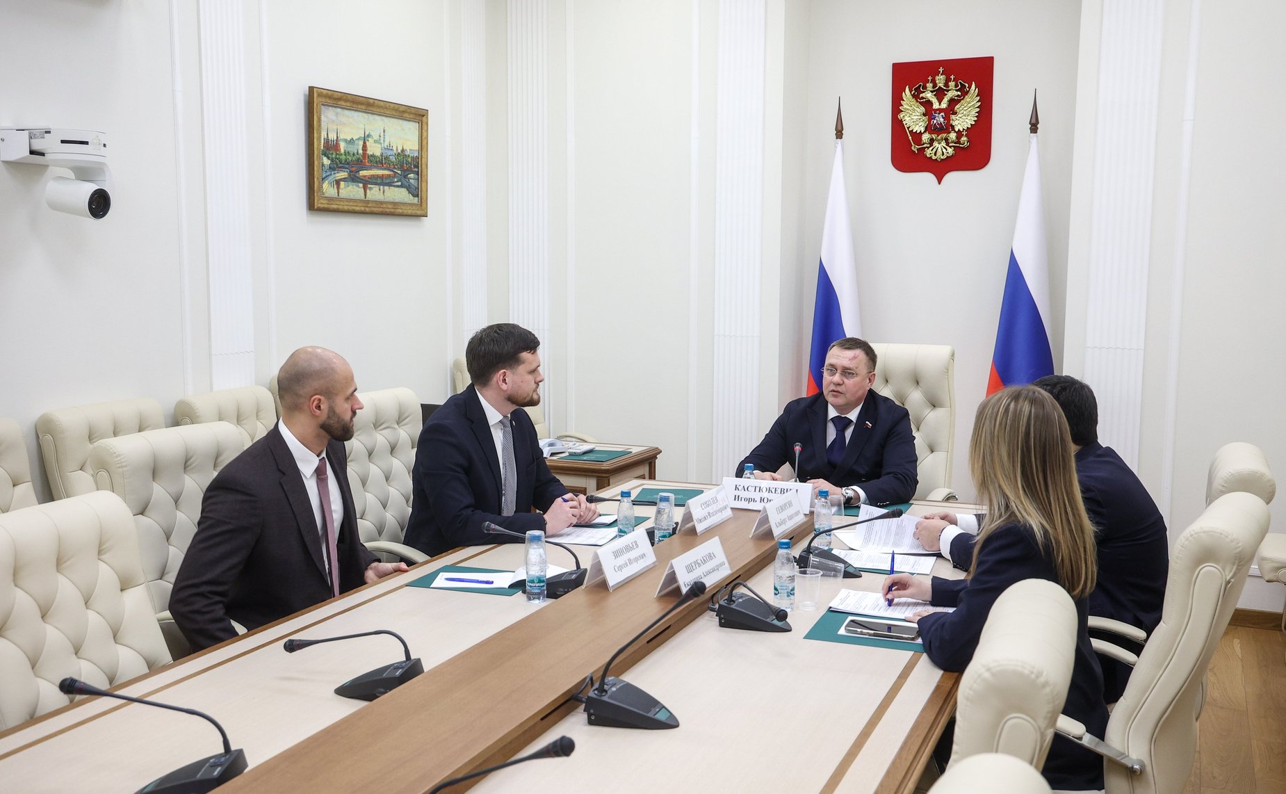 Заседание Совета Палаты молодых законодателей при Совете Федерации