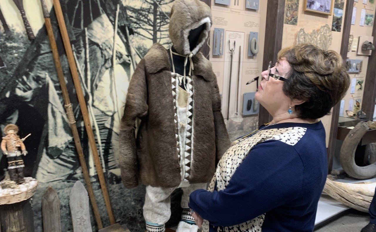 Людмила Талабаева в рамках работы в регионе посетила Охотский краеведческий музея им. Морокова