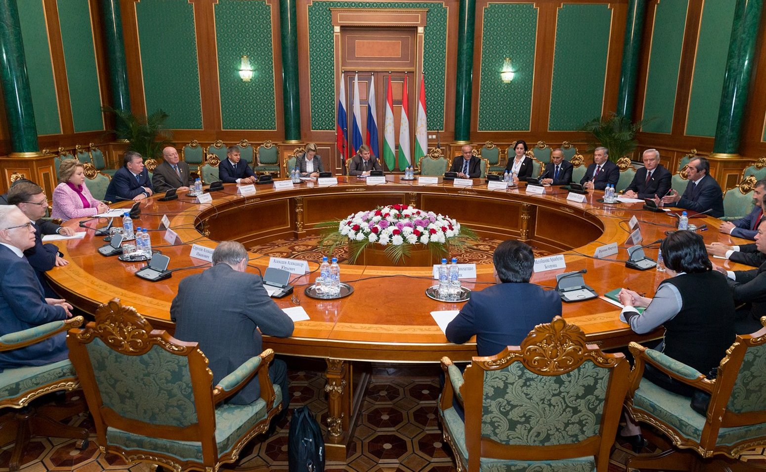 Встреча В. Матвиенко и М. Убайдуллоева