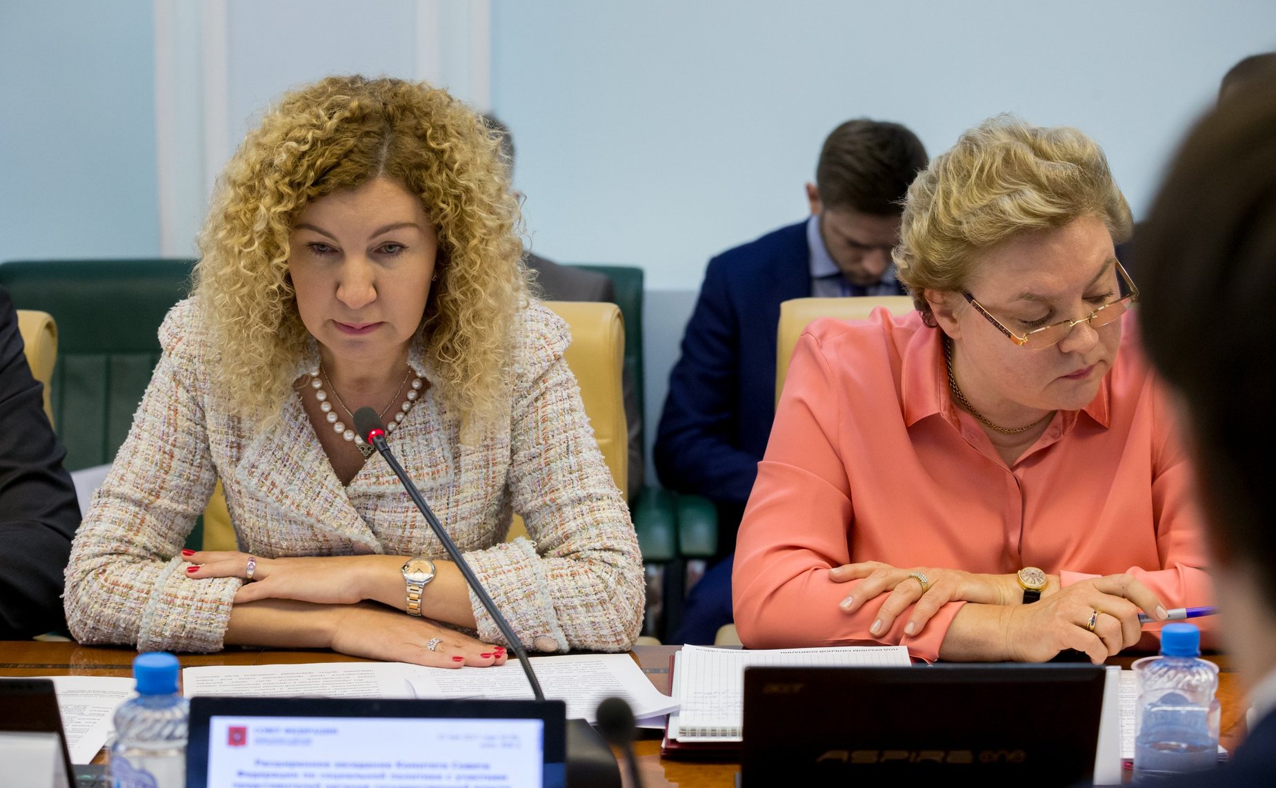 Заседание Комитета СФ по социальной политике с участием представителей власти Архангельской области