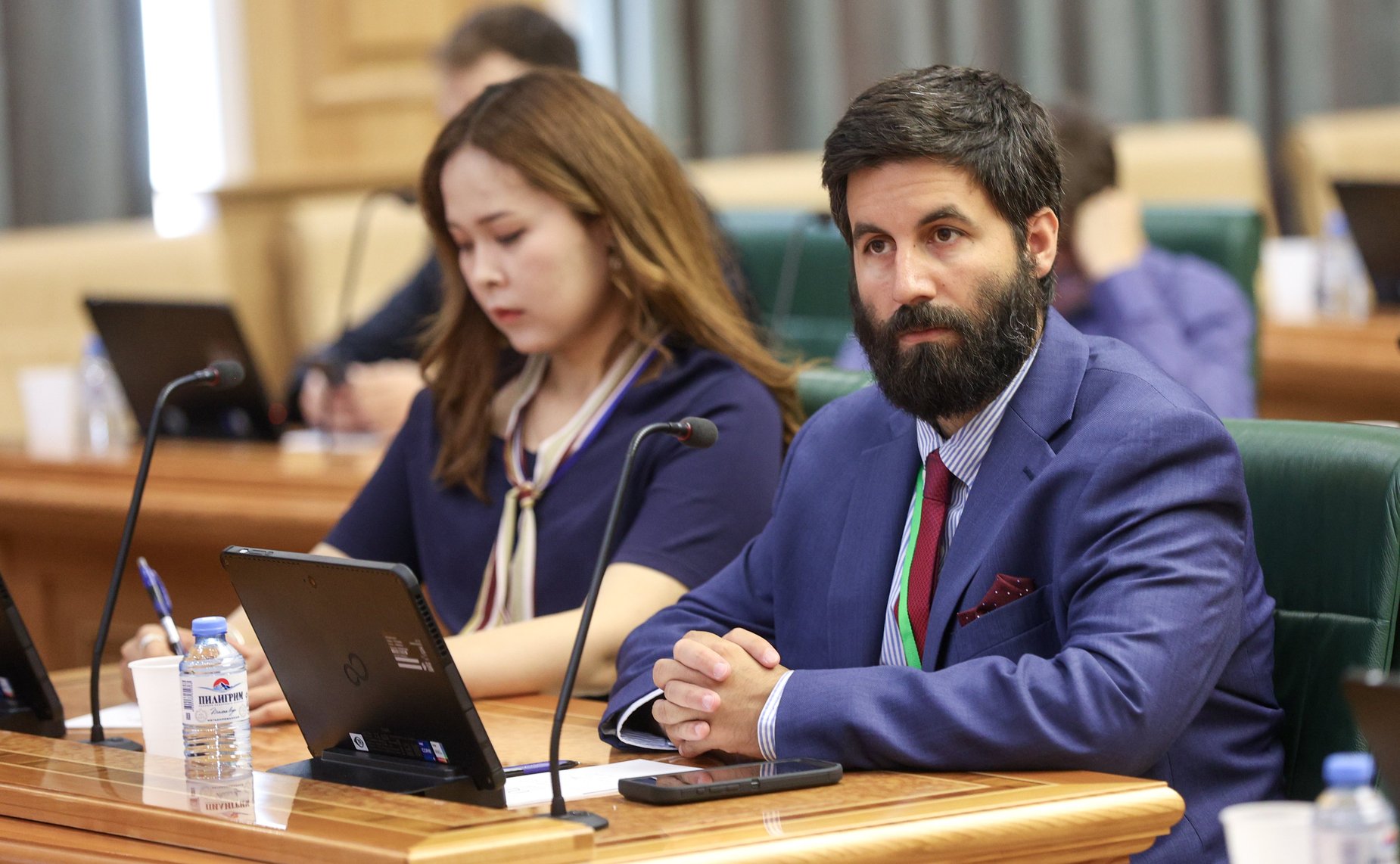 Встреча заместителя Председателя СФ Константина Косачева с участниками Практикума молодых гуманитариев «Новые связи для нового мира», организованного Международным молодежным центром РУДН им. Патриса Лумумбы