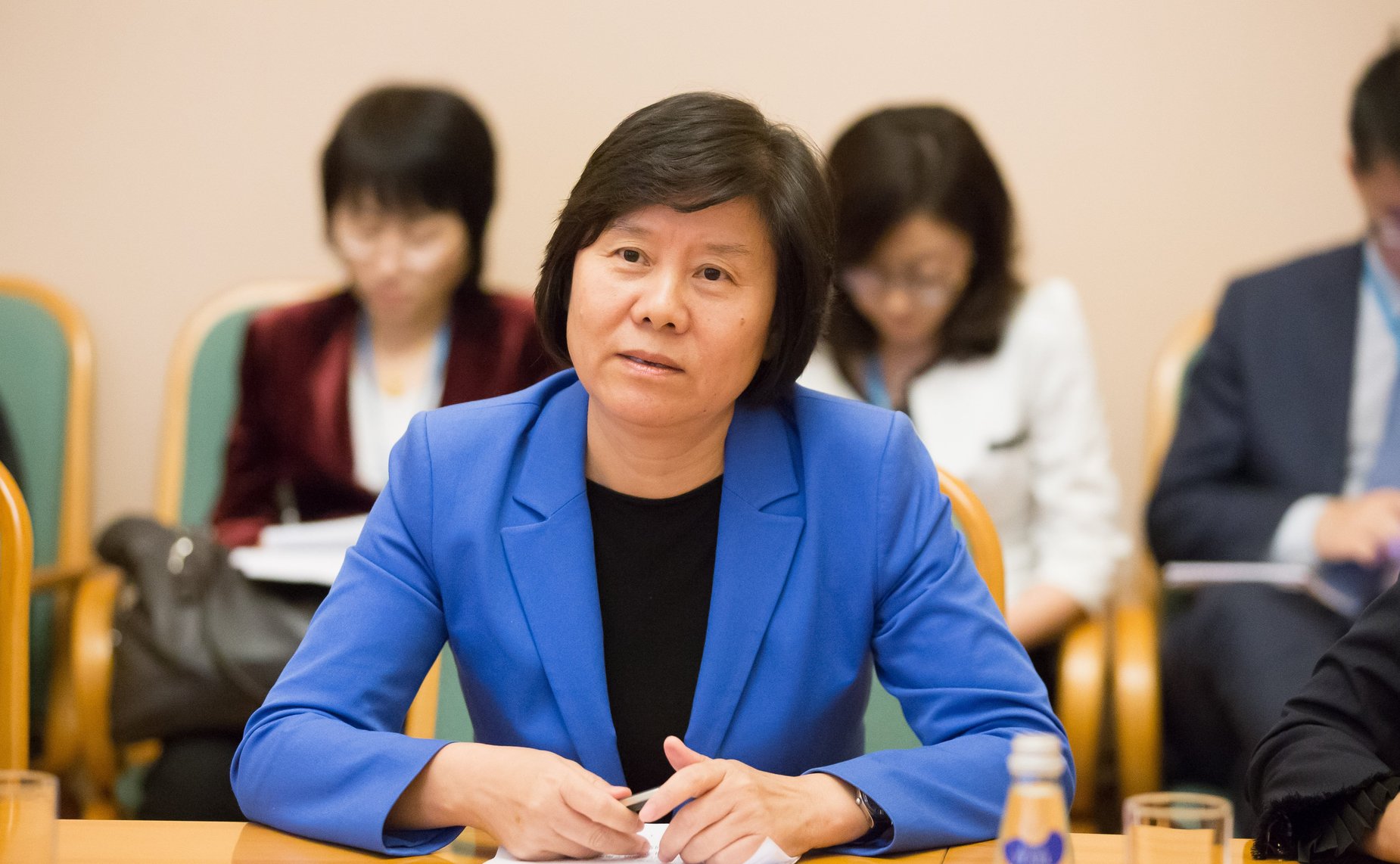 Встреча Е. Лаховой «на полях» Второго Евразийского женского форума сенатор встретилась с Председателем Всекитайской федерации женщин Шэнь Юэюэ