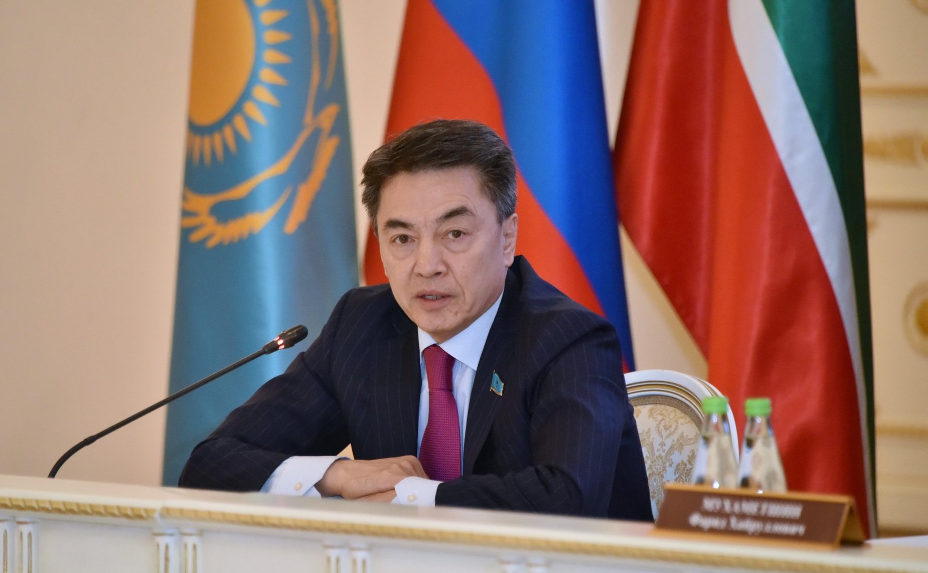 Заседание Комиссии по сотрудничеству между СФ и Сенатом Парламента Республики Казахстан