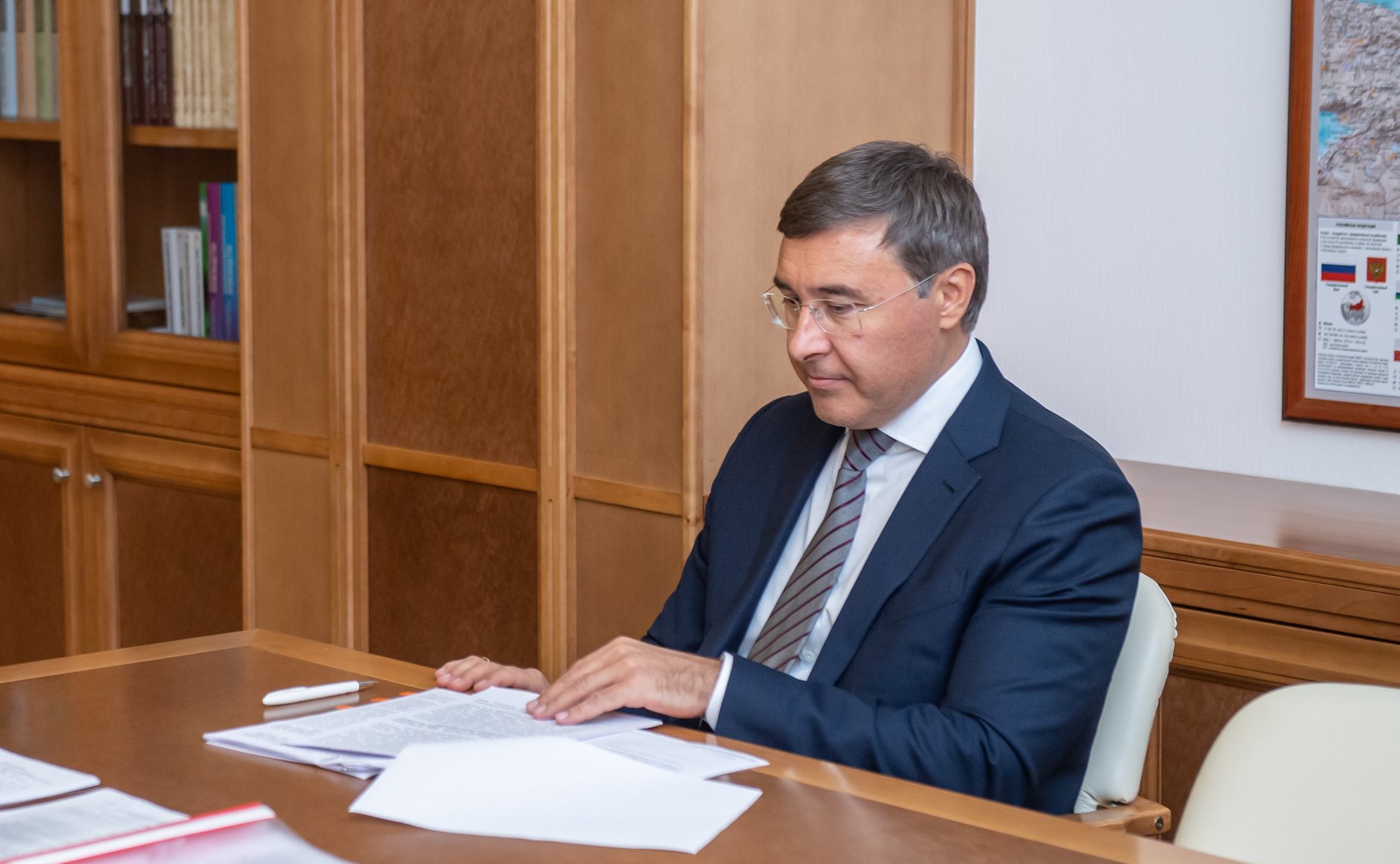 Встреча Григория Ледкова с Министром науки и высшего образования РФ Валерием Фальковым