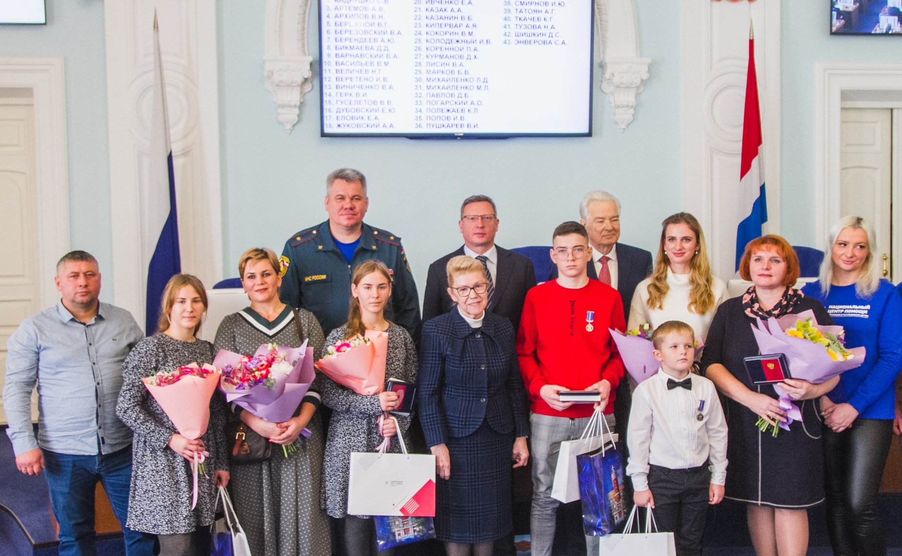 В рамках Всероссийского гражданско-патриотического проекта «Дети-герои», реализуемого Советом Федерации Федерального Собрания Российской Федерации, в 2022 году памятной медалью Совета Федерации «За проявленное мужество» награждены 4 юных омича