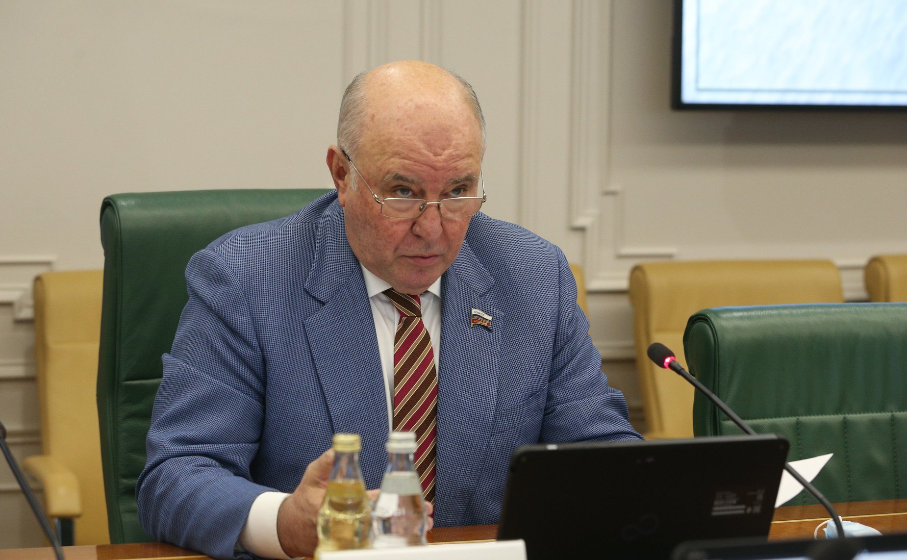 Встреча председателя Комитета СФ по международным делам Григория Карасина с Чрезвычайным и Полномочным Послом Республики Узбекистан в РФ Б.З. Асадовым