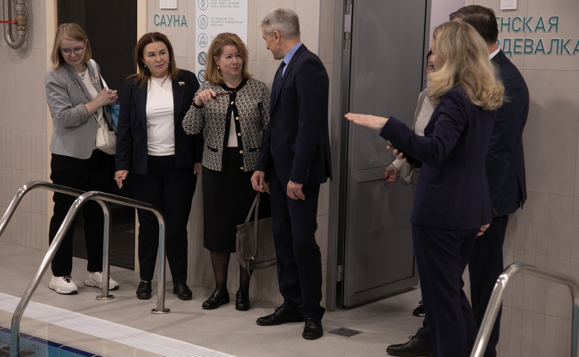 Сенаторы посетили Центр физкультурной и спортивной работы «Олимпия» Тюменского муниципального района