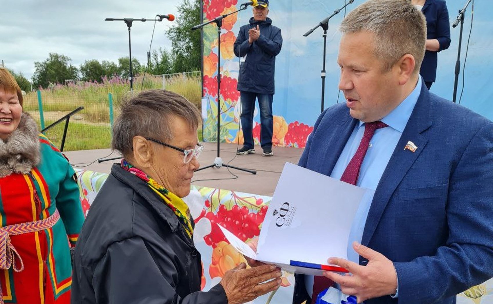 Денис Гусев совершил рабочую поездку в муниципальное образование «Омский сельсовет» Заполярного района Ненецкого АО