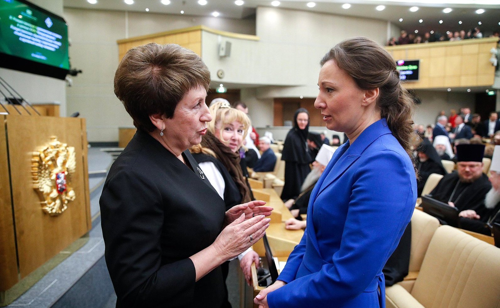 Пленарное заседание XI Рождественских парламентских встреч в рамках XXXI Международных Рождественских образовательных чтений на тему «Глобальные вызовы современности и духовный выбор человека»