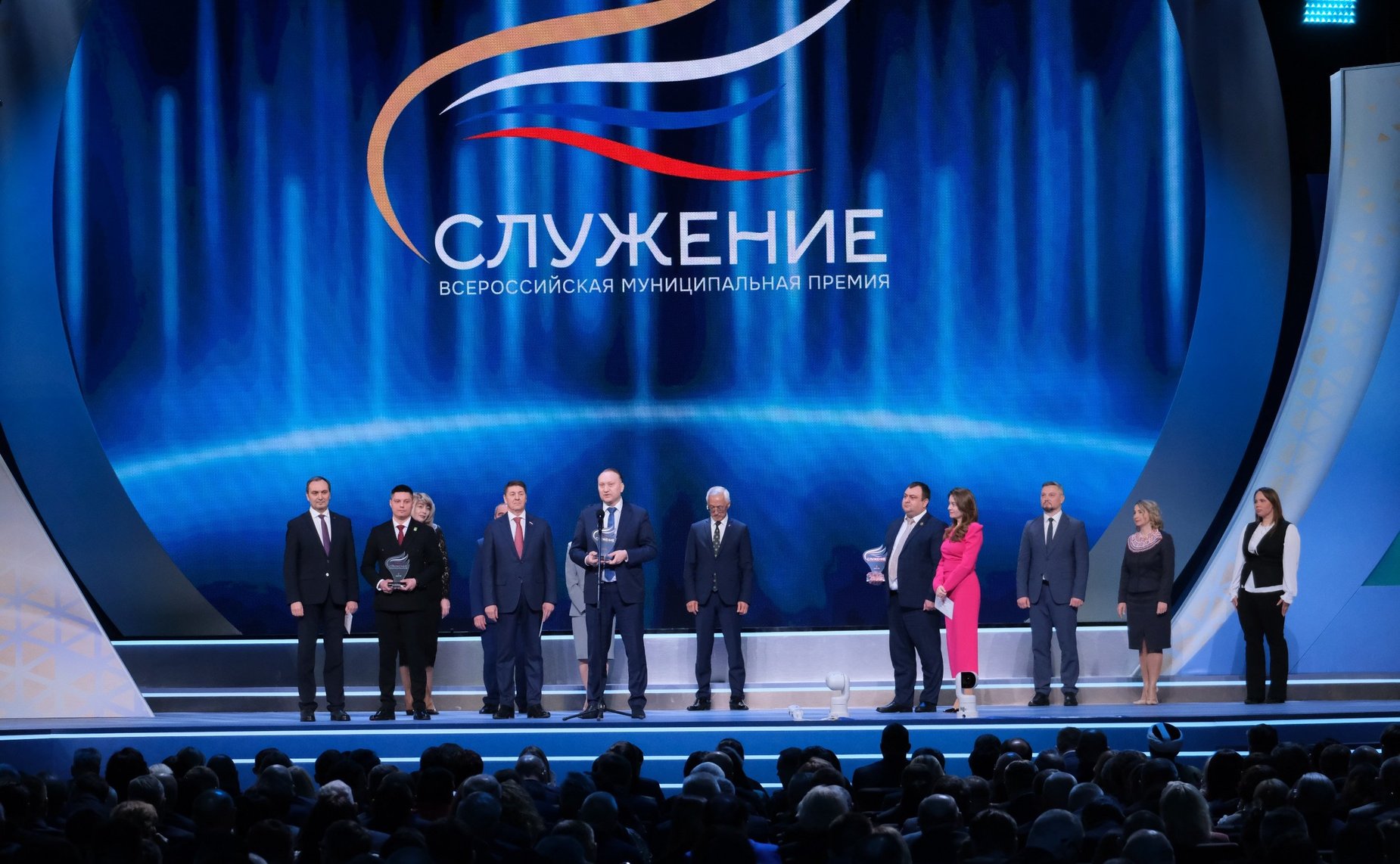 Андрей Шевченко принял участие в церемонии награждения победителей III Всероссийской муниципальной премии «Служение»