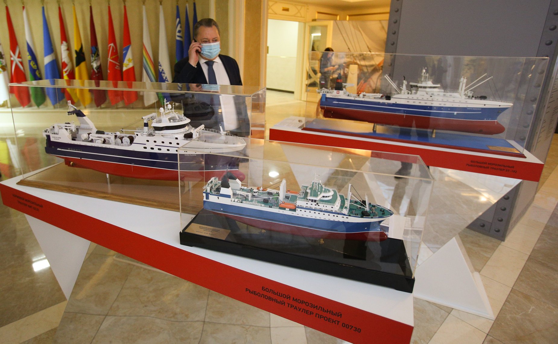 Выставка в Совете Федерации экспонатов Объединенной судостроительной корпорации