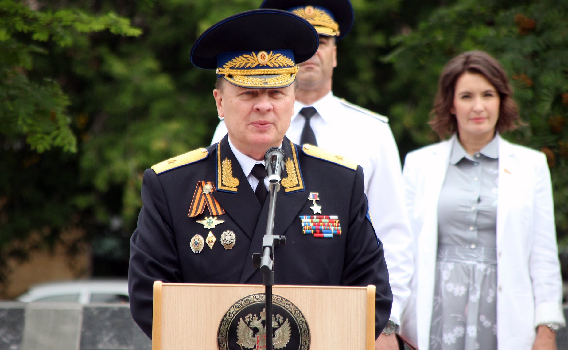 Маргарита Павлова приняла участие в церемонии вручения наказов сотрудникам федеральной службы безопасности, приступающим к работе в пограничном подразделении региона