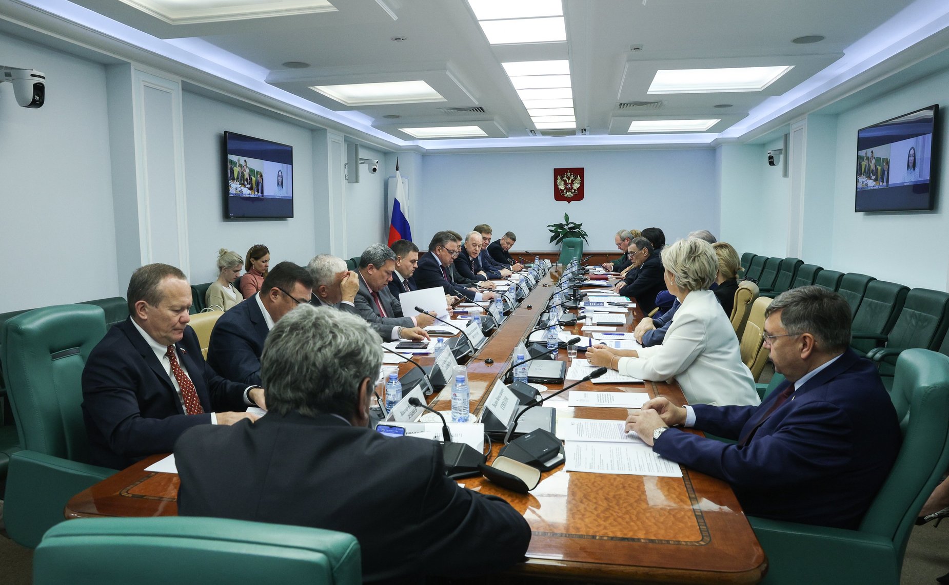 Совещание Комитета СФ по Регламенту и организации парламентской деятельности «Взаимодействие Совета Федерации с Центральной избирательной комиссией по итогам проведения выборов в сентябре 2023 года»