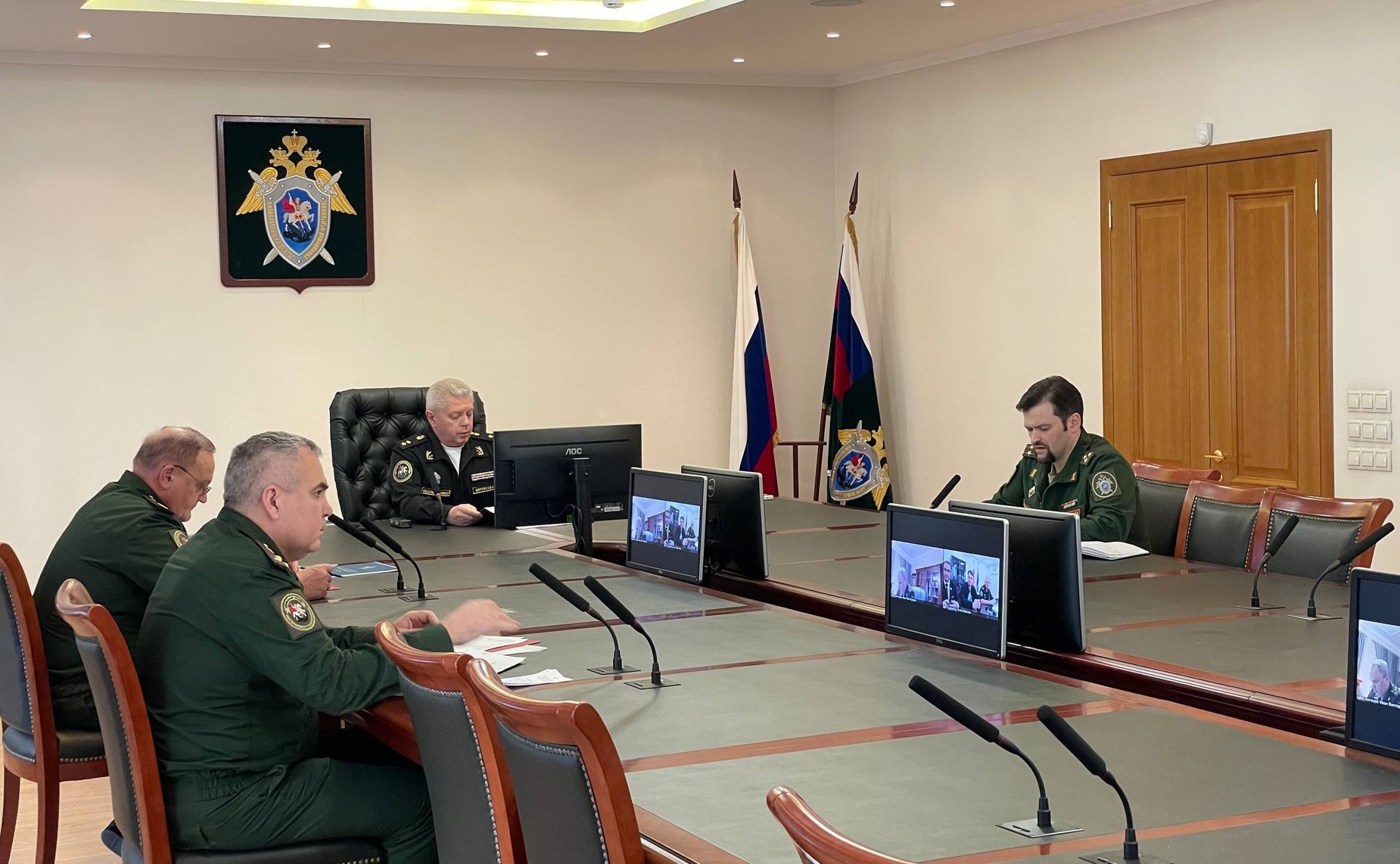 Олег Голов провел рабочую встречу в Главном военном следственном управлении СК России по вопросам рассмотрения обращений участников СВО и членов их семей