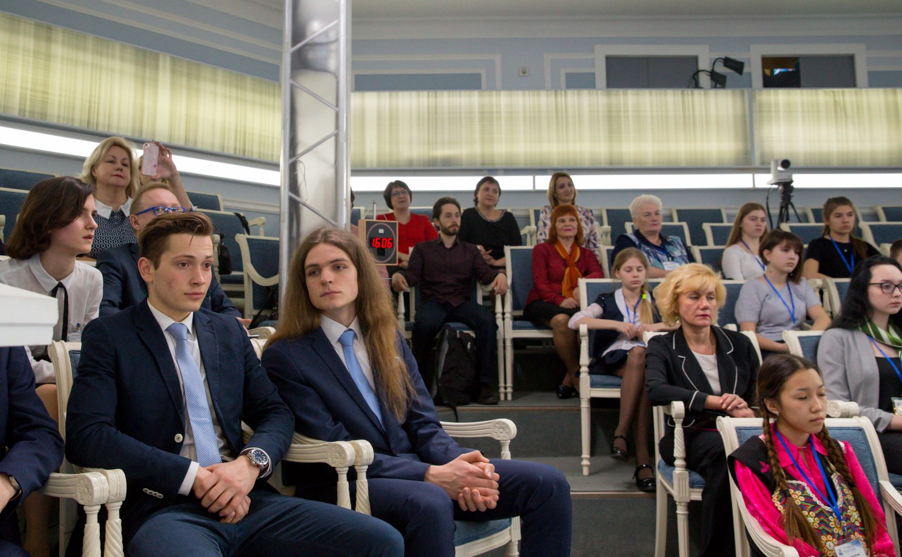 Встреча Л. Гумеровой с участниками XXVI Всероссийских юношеских чтений имени В.И. Вернадского