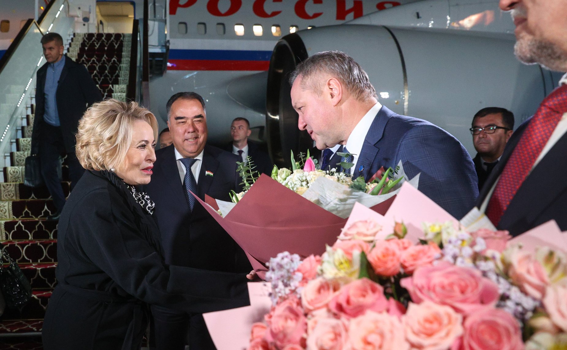 Рабочий визит делегации Совета Федерации во главе с Председателем СФ Валентиной Матвиенко в Республику Таджикистан для участия в мероприятиях осенней сессии МПА СНГ