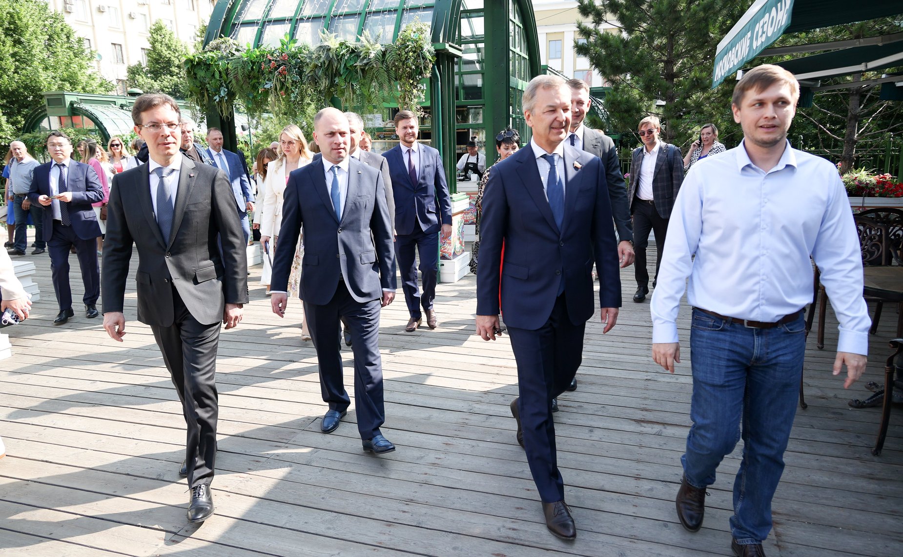 На Тверской площади в Москве в рамках мероприятий Второго форума тружеников села состоялось торжественное награждение победителей четвертого Национального органического конкурса