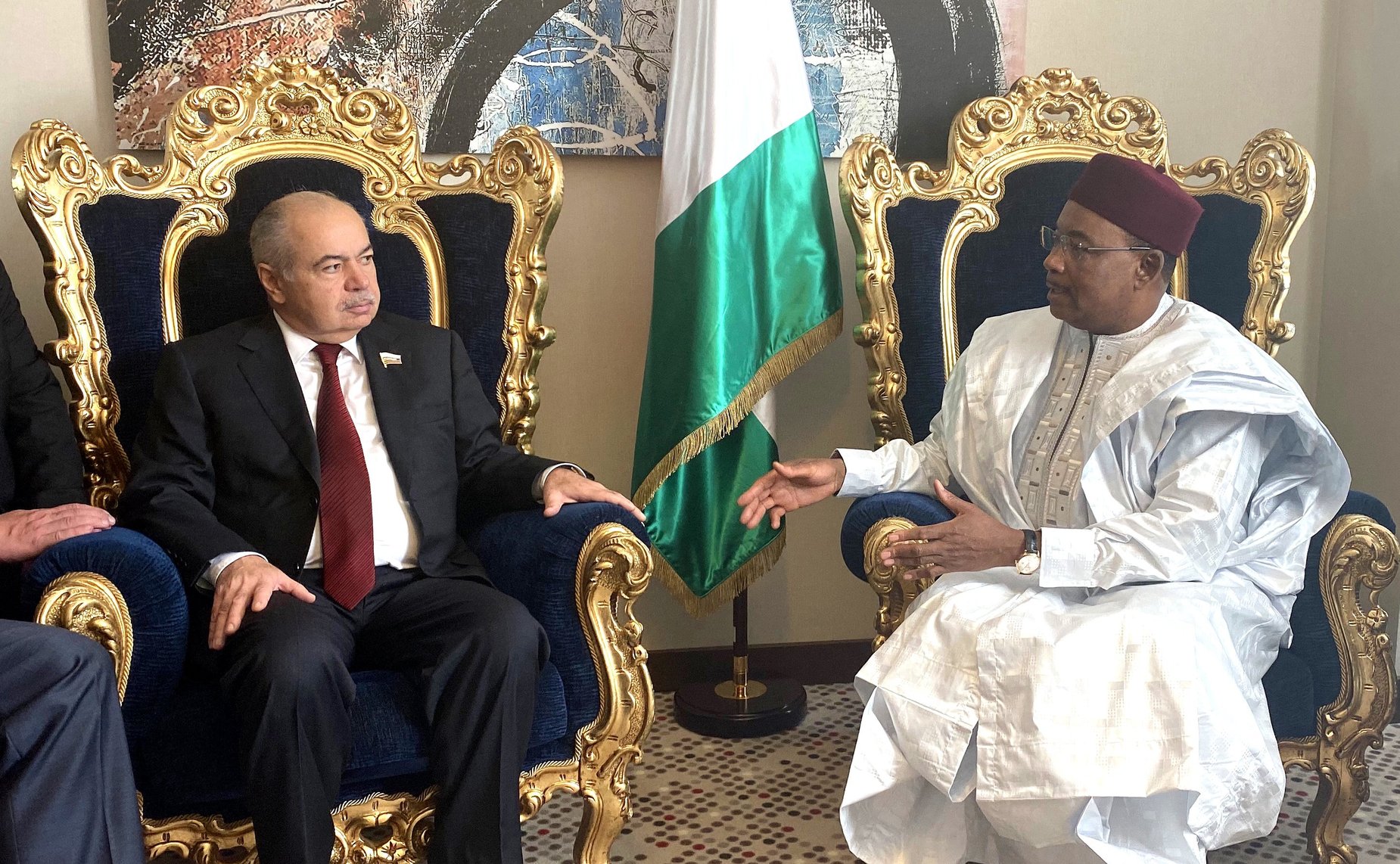 Встреча делегации Совета Федерации с Президентом Республики Нигер Махамаду Иссуфу