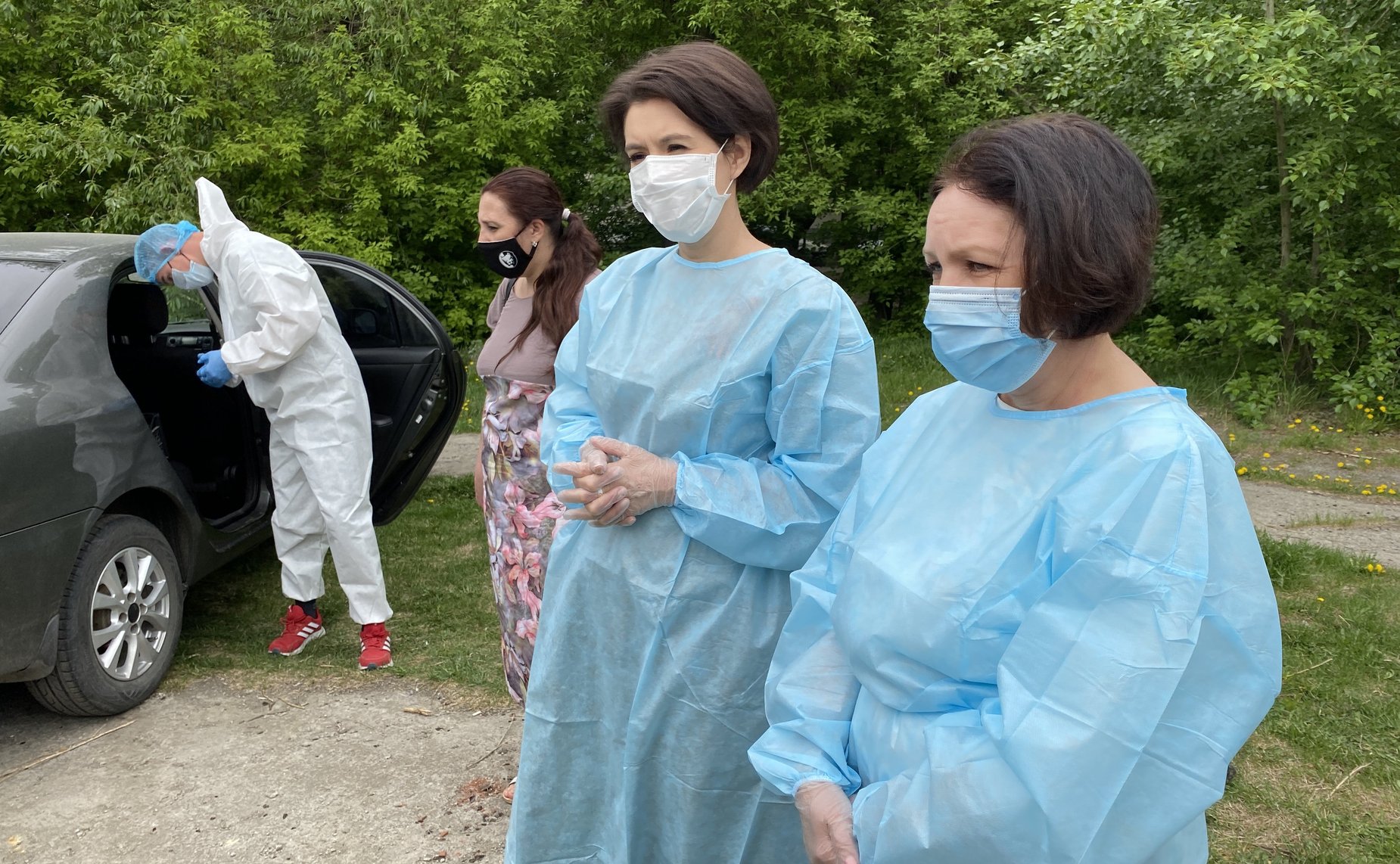 Сенатор Маргарита Павлова посетила пункт оказания медицинской помощи бездомным