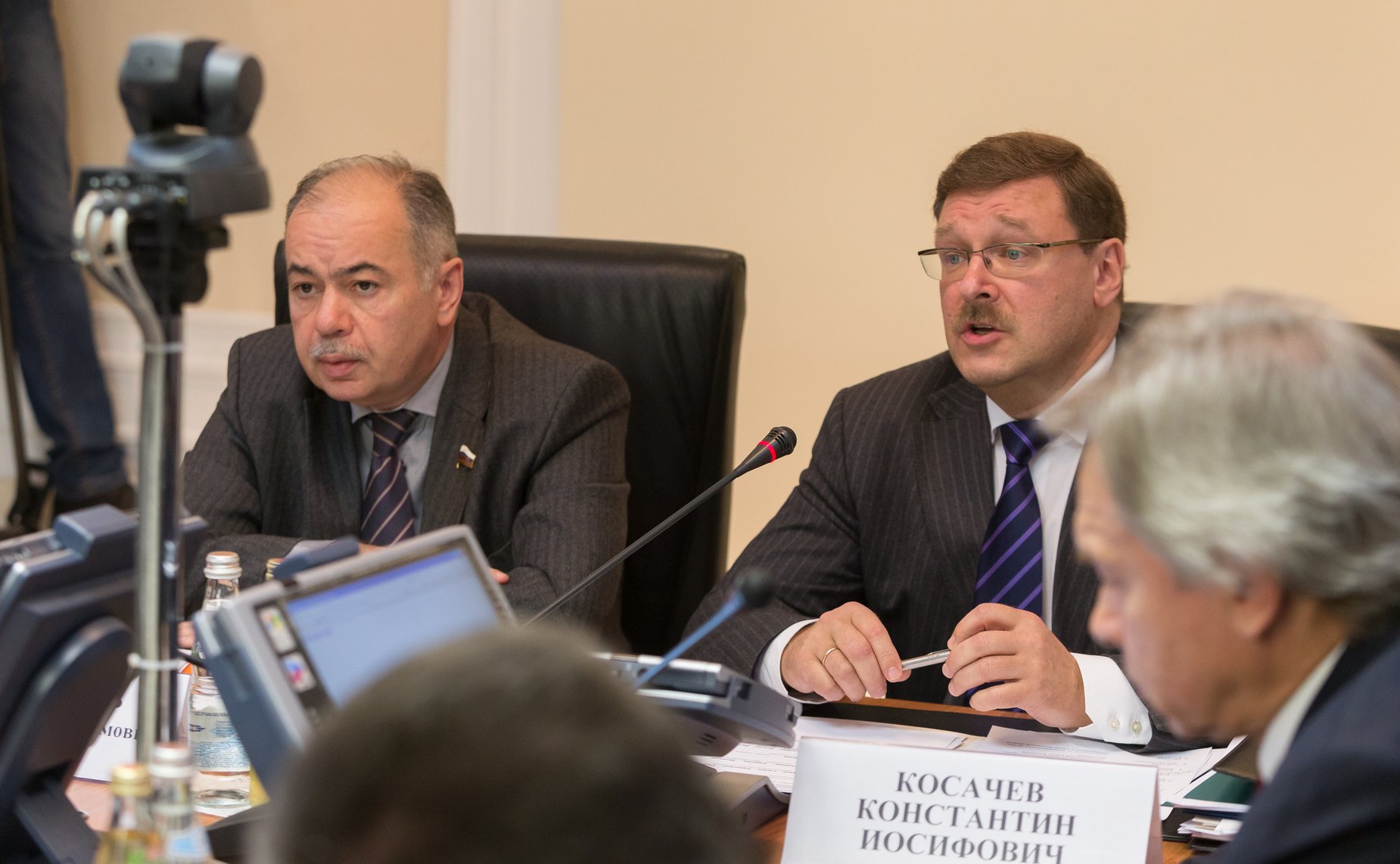 К. Косачев Заседание Комитета Совета Федерации по международным делам