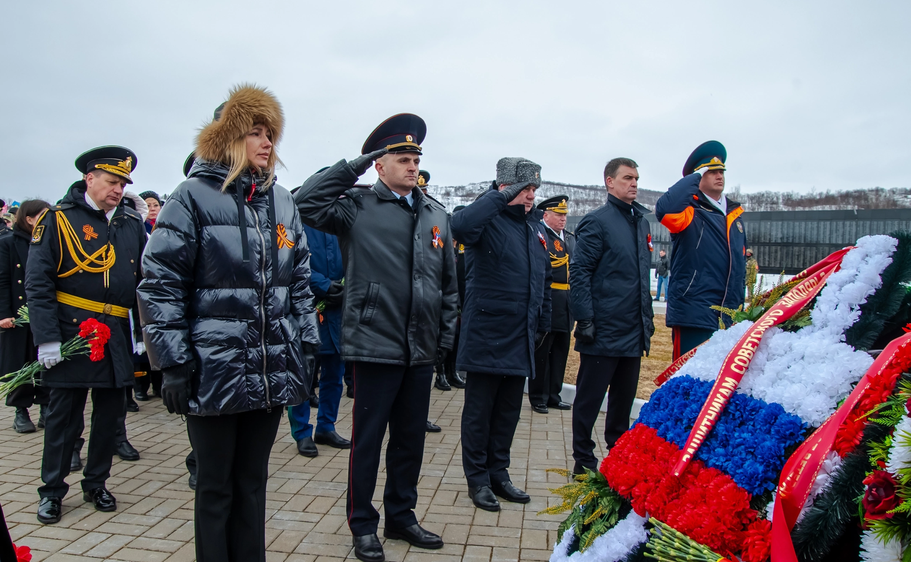 Татьяна Сахарова приняла участие в торжественном митинге в Мурманской области