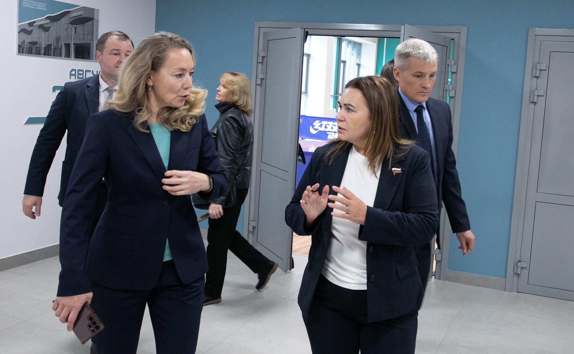 Сенаторы посетили Центр физкультурной и спортивной работы «Олимпия» Тюменского муниципального района